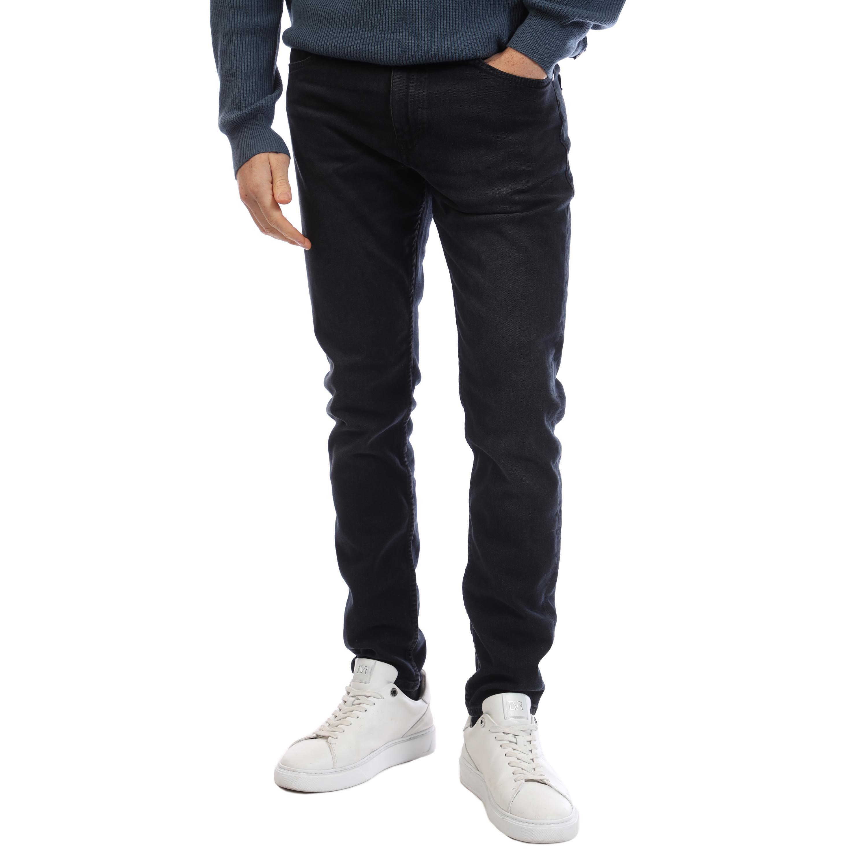 Black - Boss - Men's Taber Slim Fit Jeans - 1
