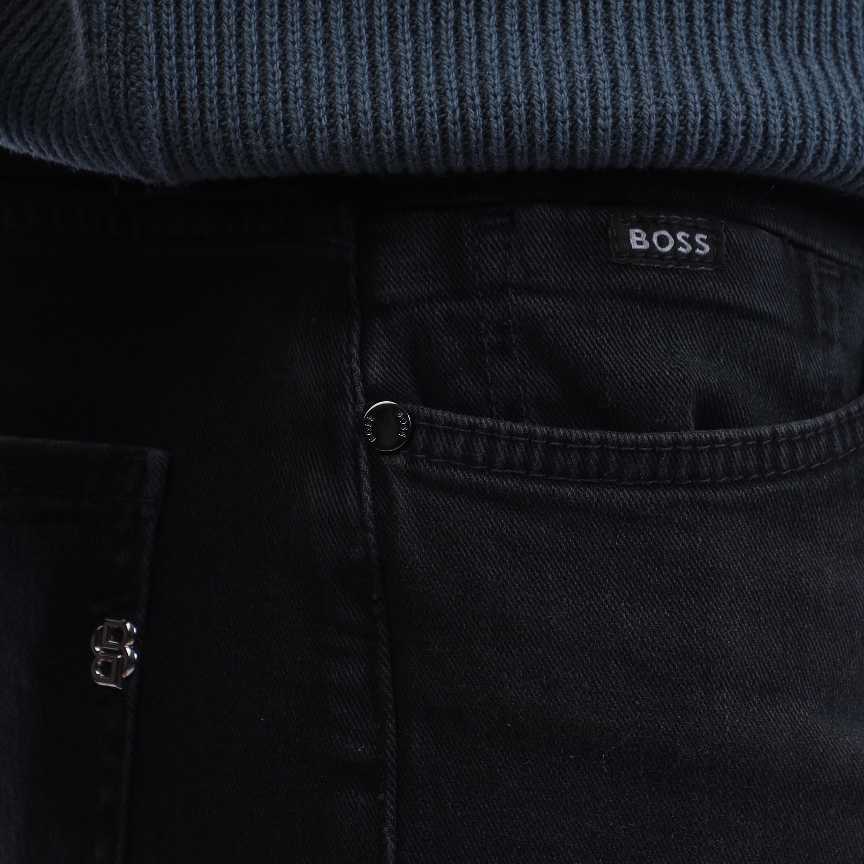 Black - Boss - Taber Slim Fit Jeans - 4