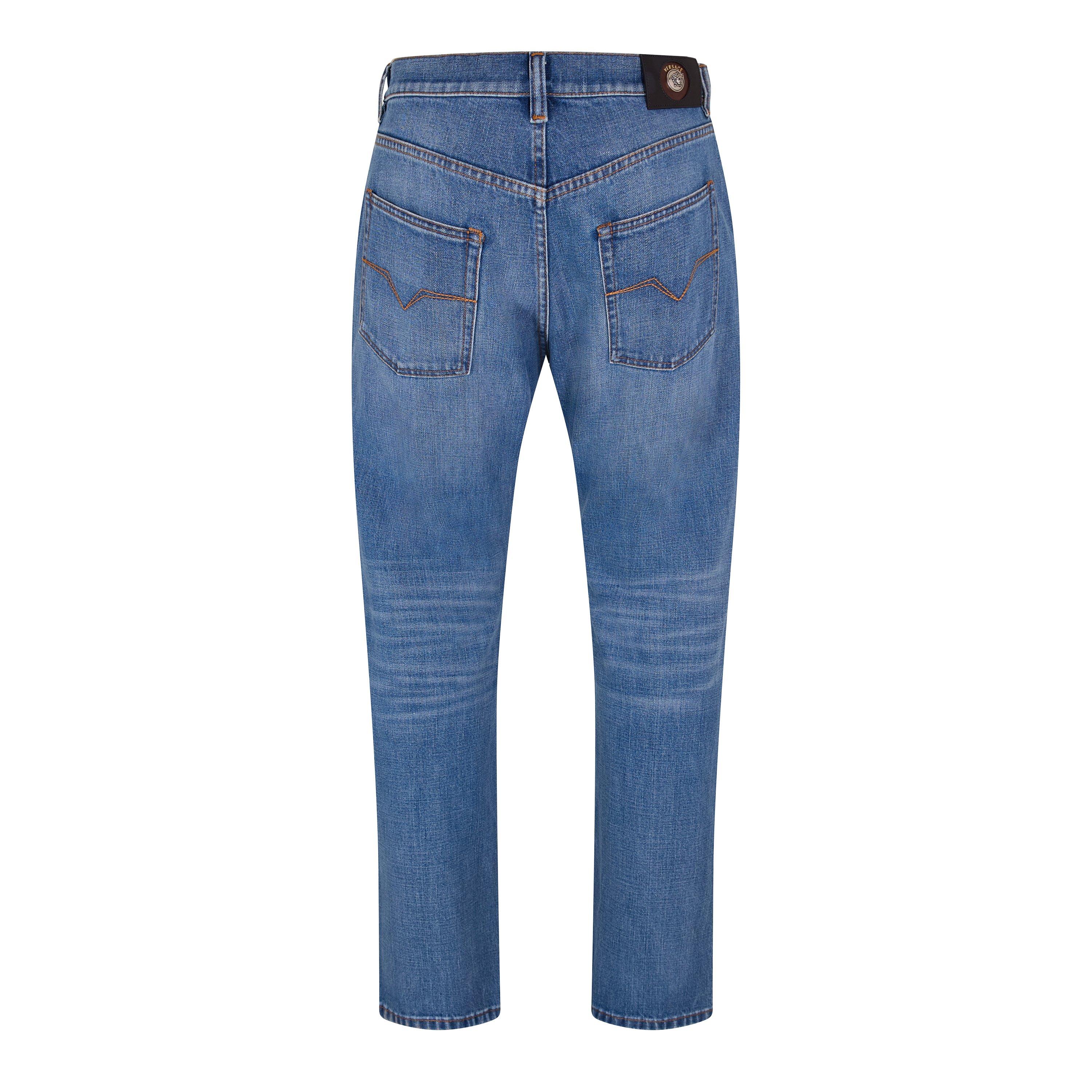 Medium Blue - Versace - Versace Denim Pant Sn62 - 2