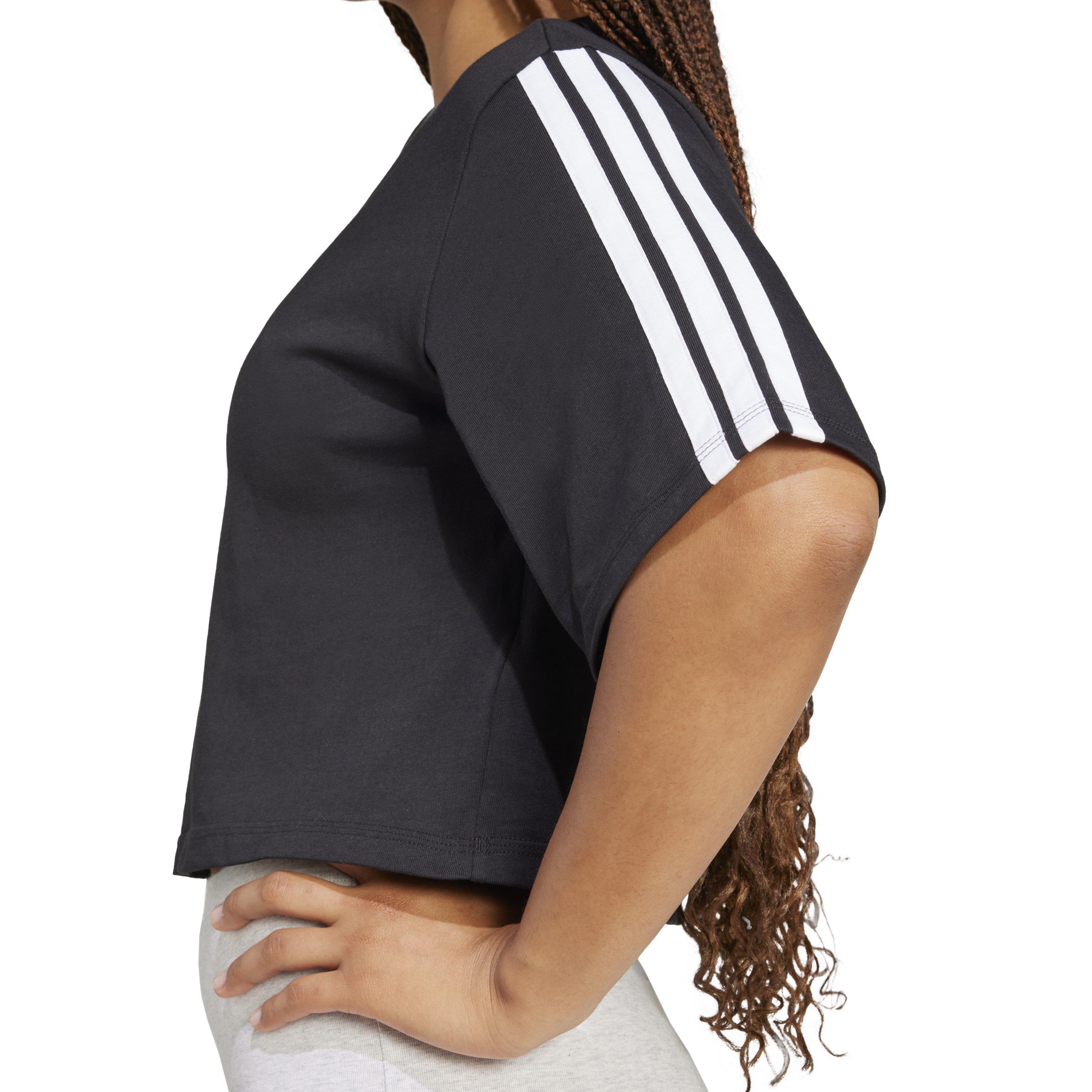 Black/White - adidas - Crop Top - 4