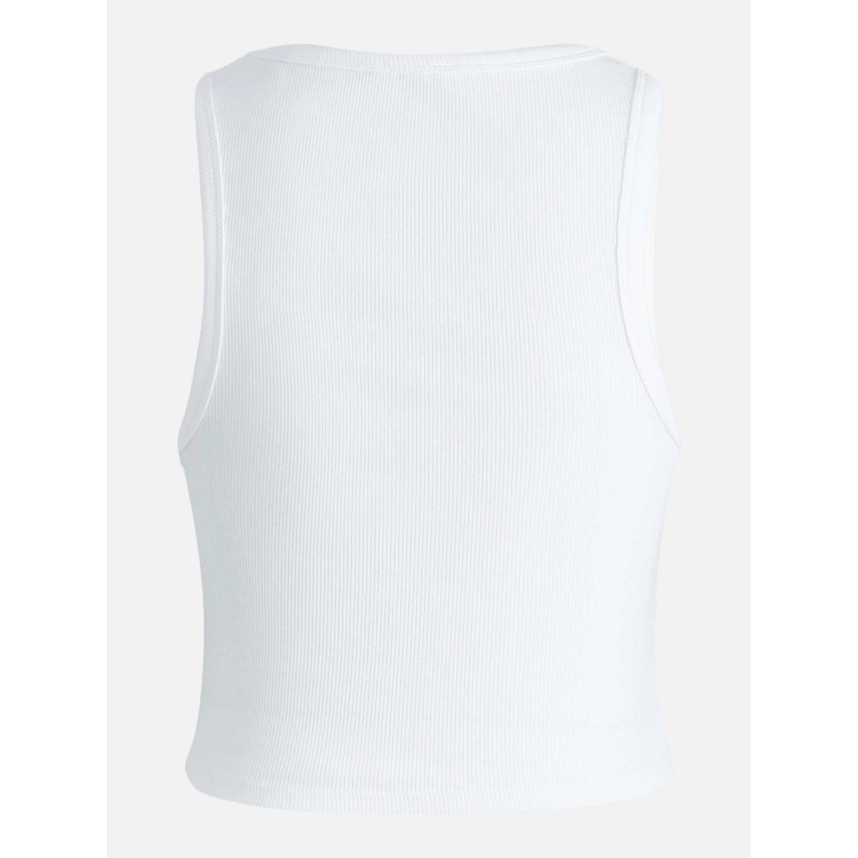Bright White - JJXX - Fallon Sleeveless Ribbed Top Ladies - 2