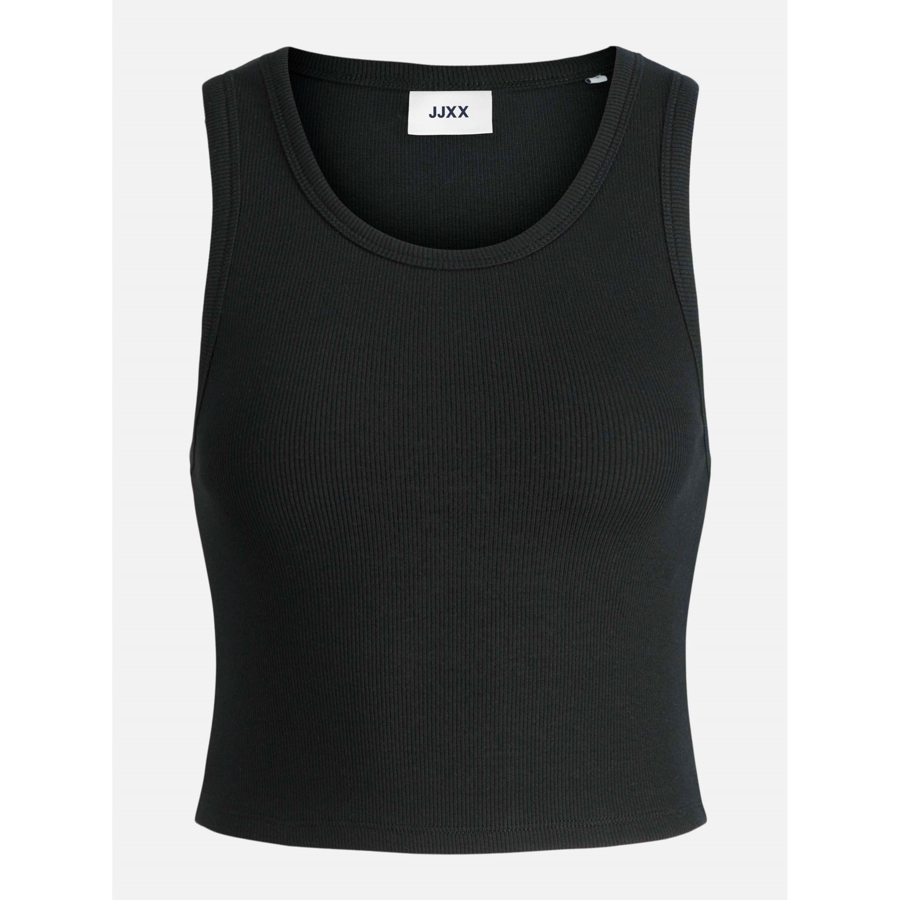 Black - JJXX - Fallon Sleeveless Ribbed Top Ladies - 1