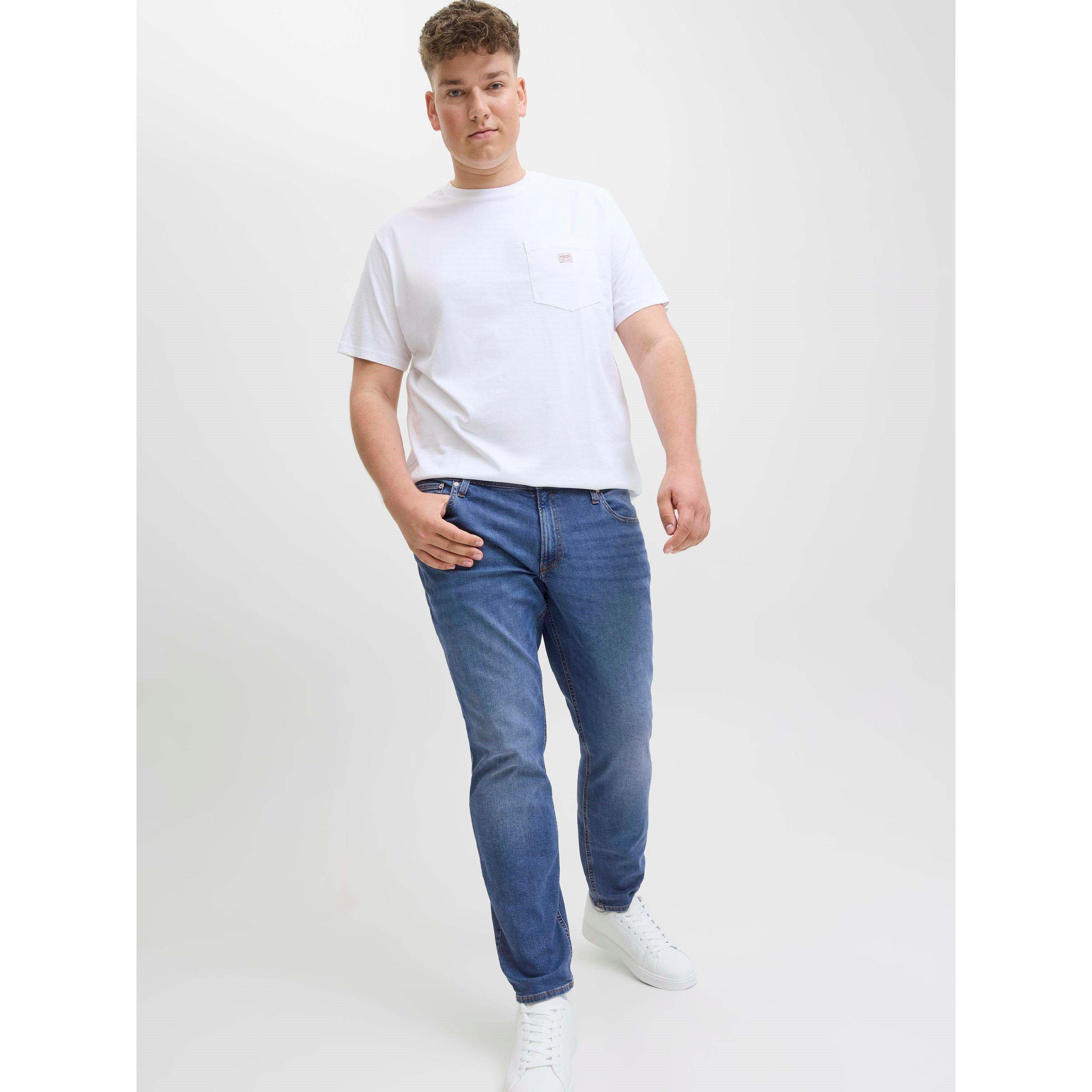 Plavi trap - Jack and Jones - Glenn Slim Jeans Plus Size Mens - 7
