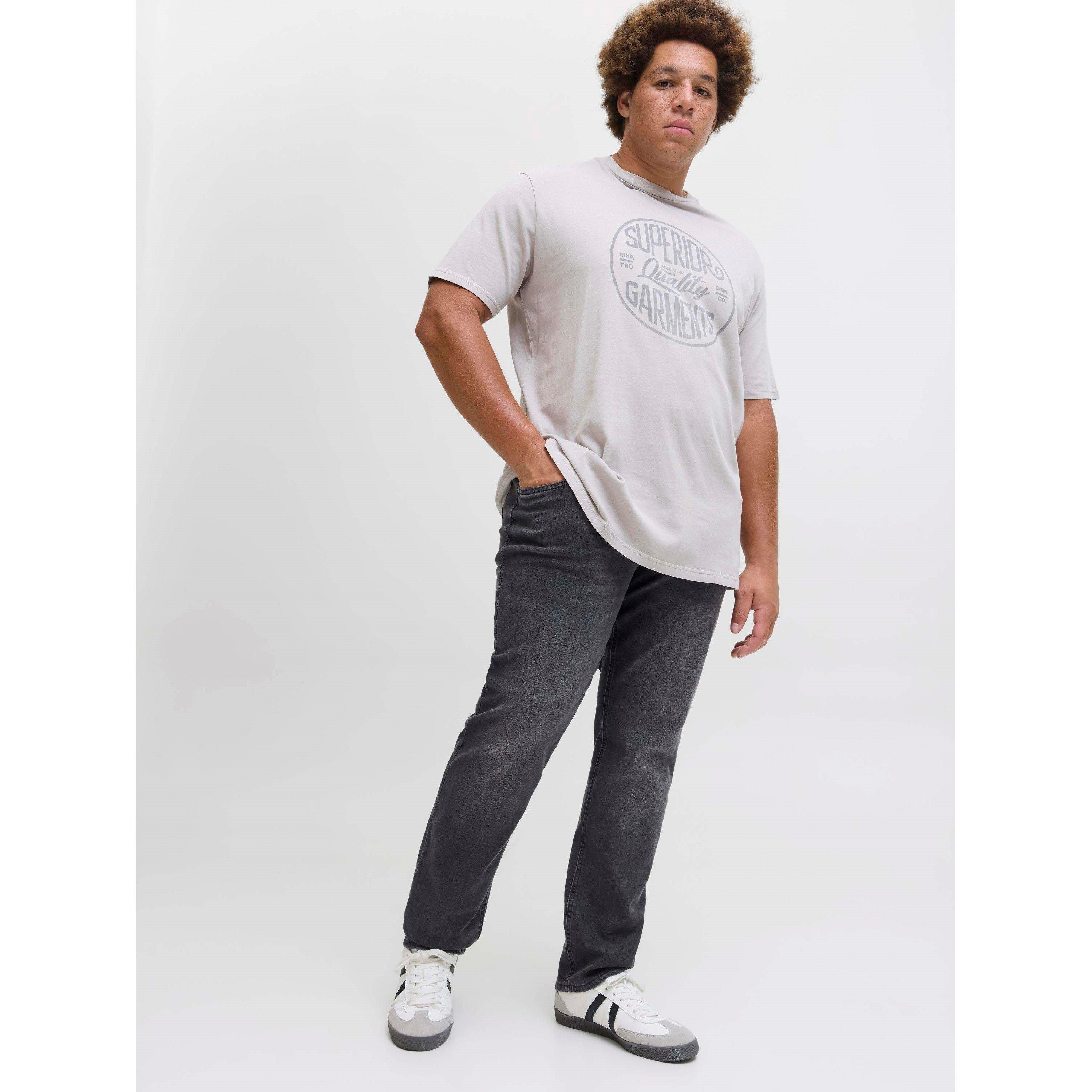 Crni trapke - Jack and Jones - Glenn Slim Jeans Plus Size Mens - 7