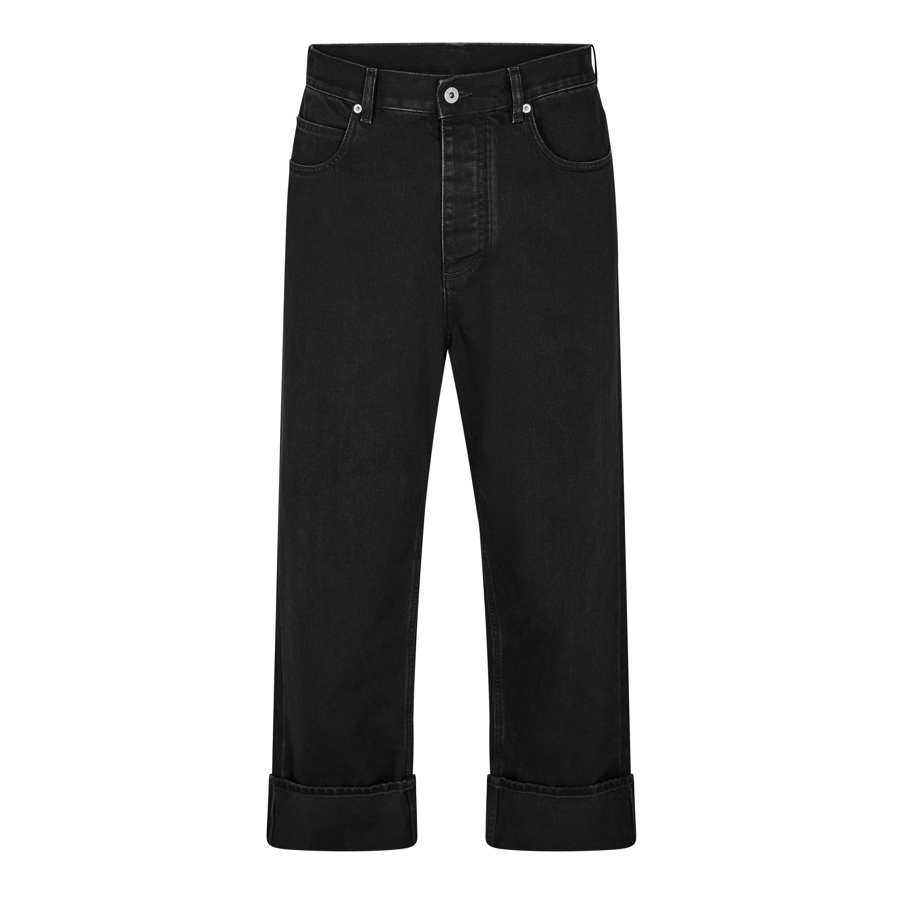 Black - Bottega Veneta - BV Turn up Jean Sn62 - 1