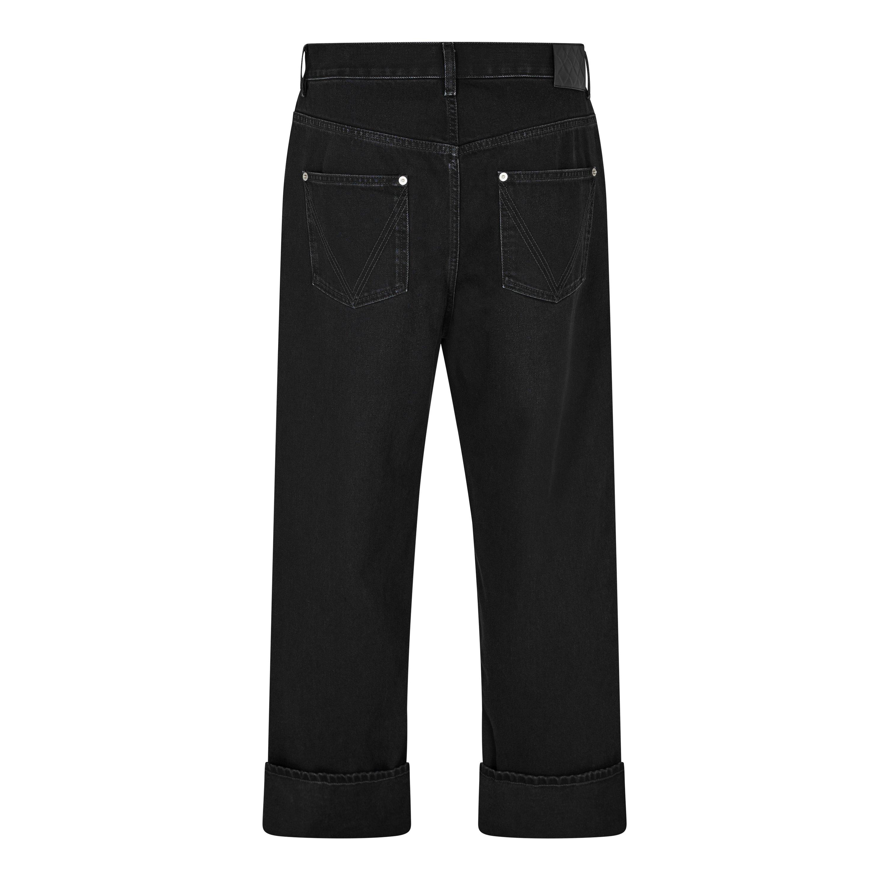 Black - Bottega Veneta - BV Turn up Jean Sn62 - 2