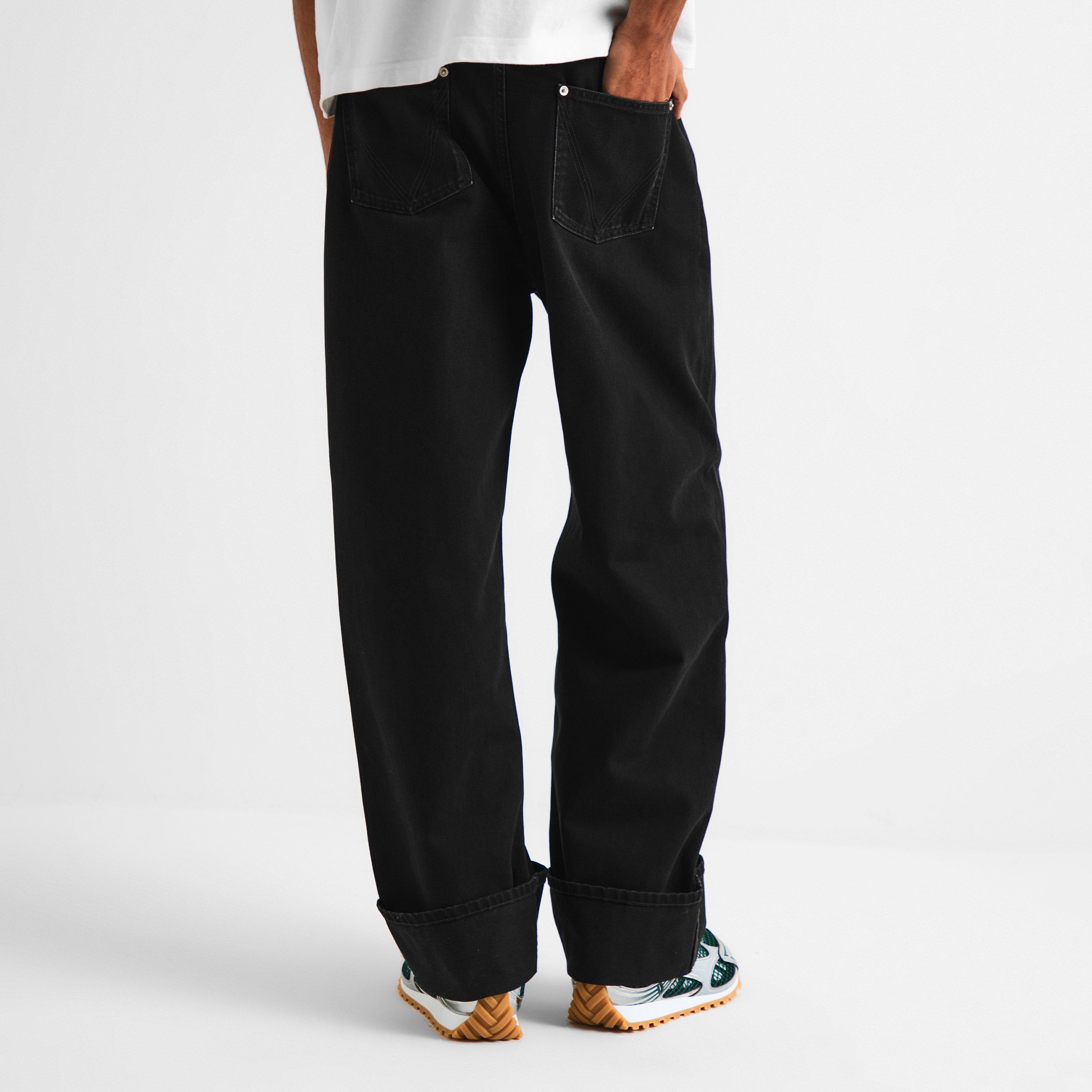 Black - Bottega Veneta - BV Turn up Jean Sn62 - 4