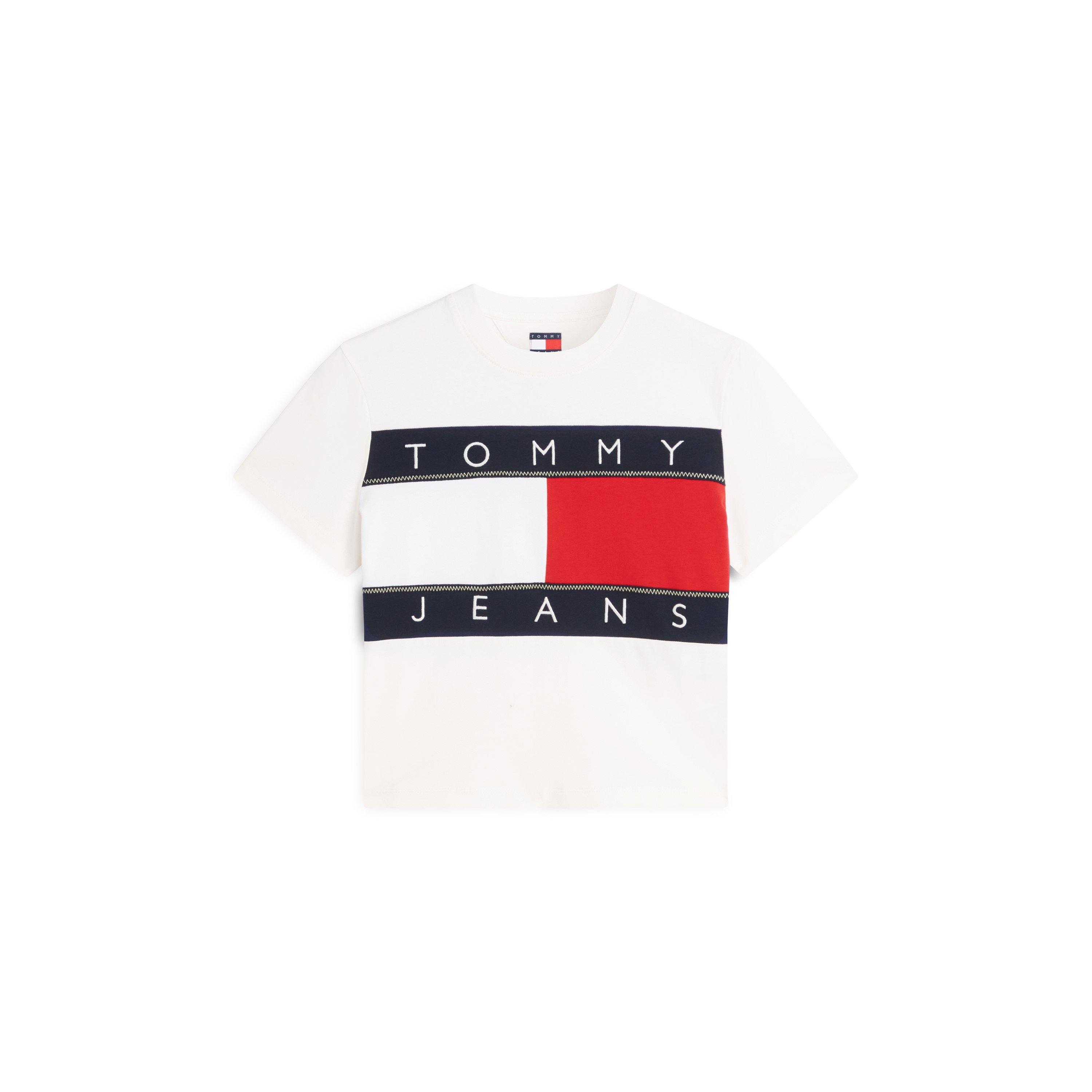 Ancient White - Tommy Jeans - Women's Cropped Crop Top - 1