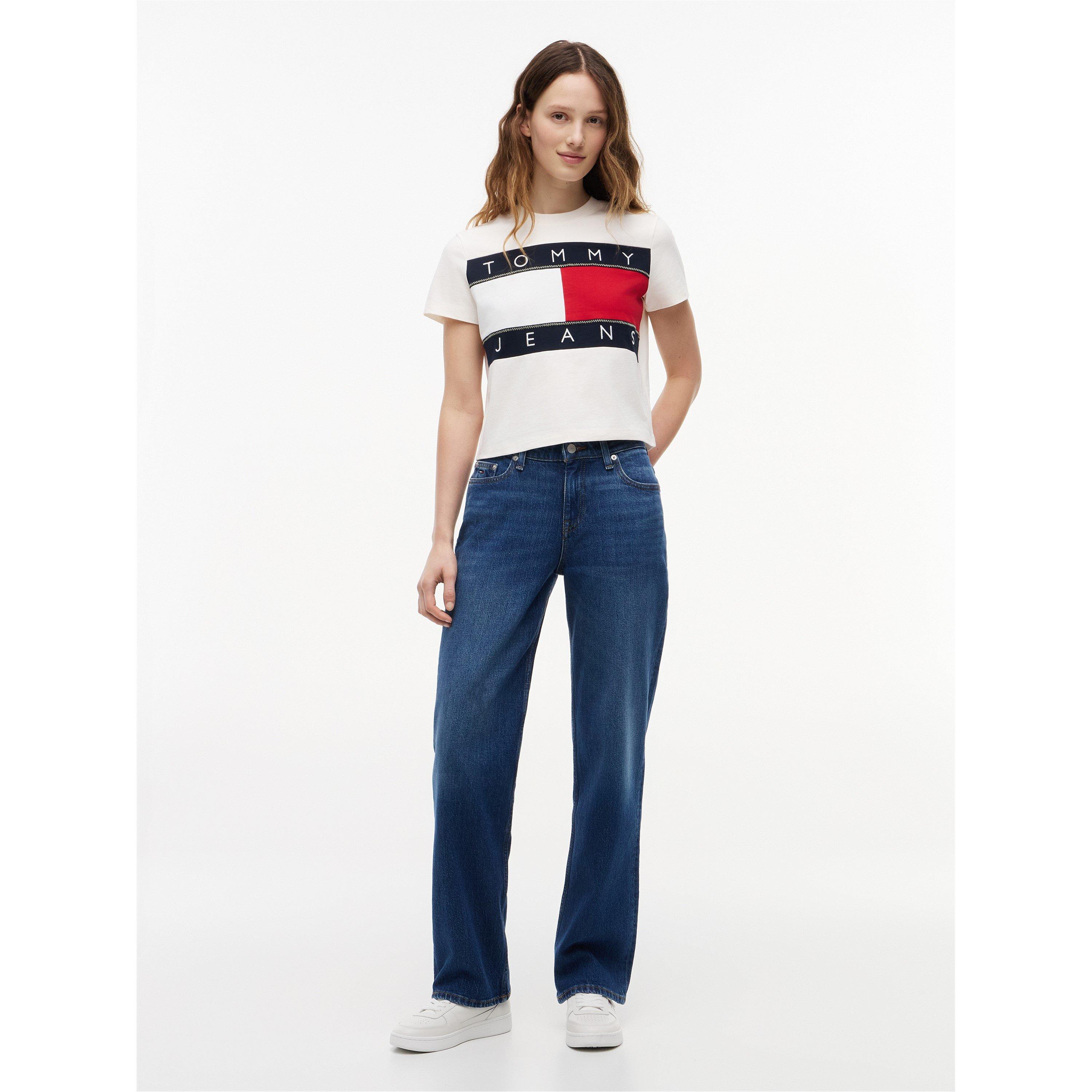 Ancient White - Tommy Jeans - Women's Cropped Crop Top - 3