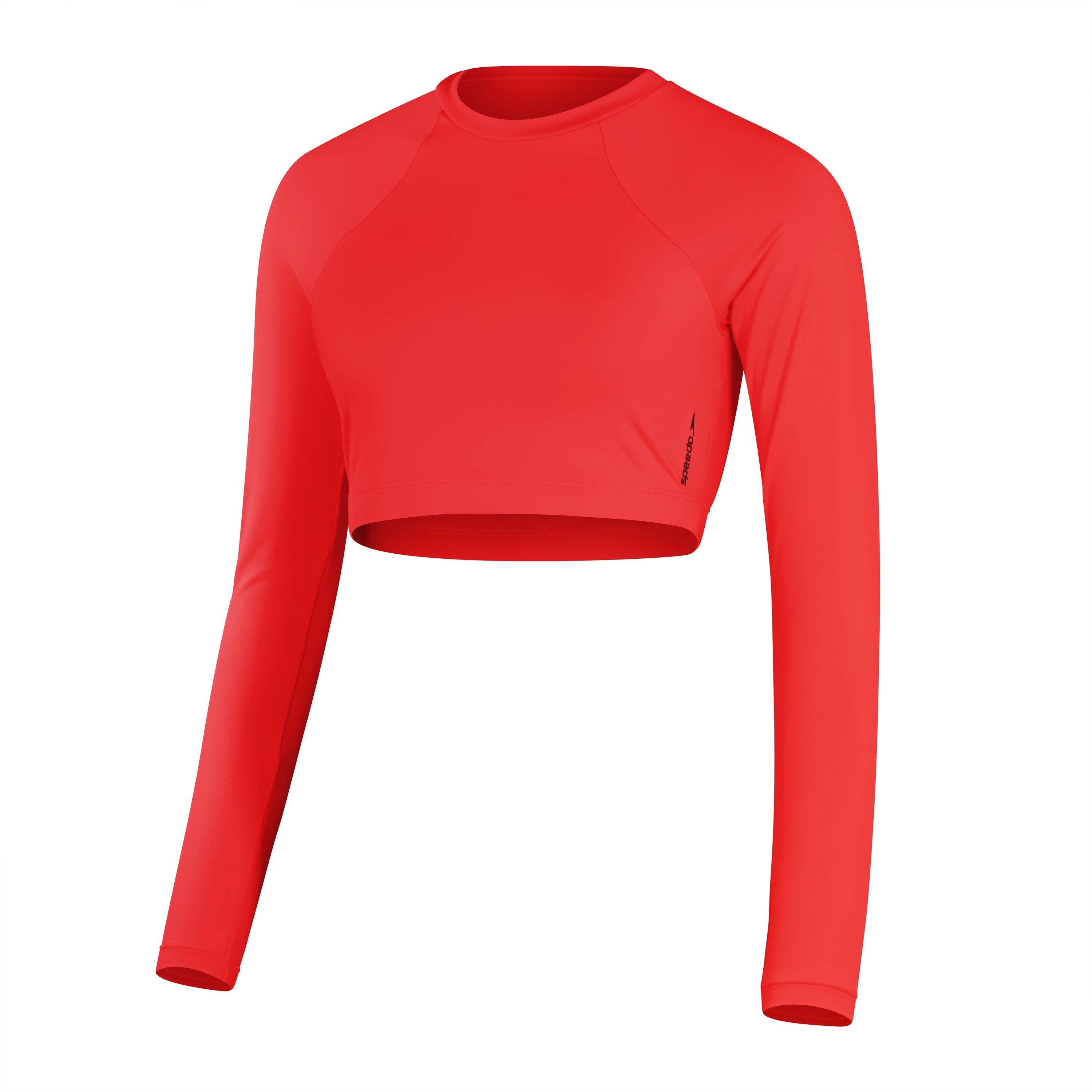 Red - Speedo - Women's Crop Top - 1