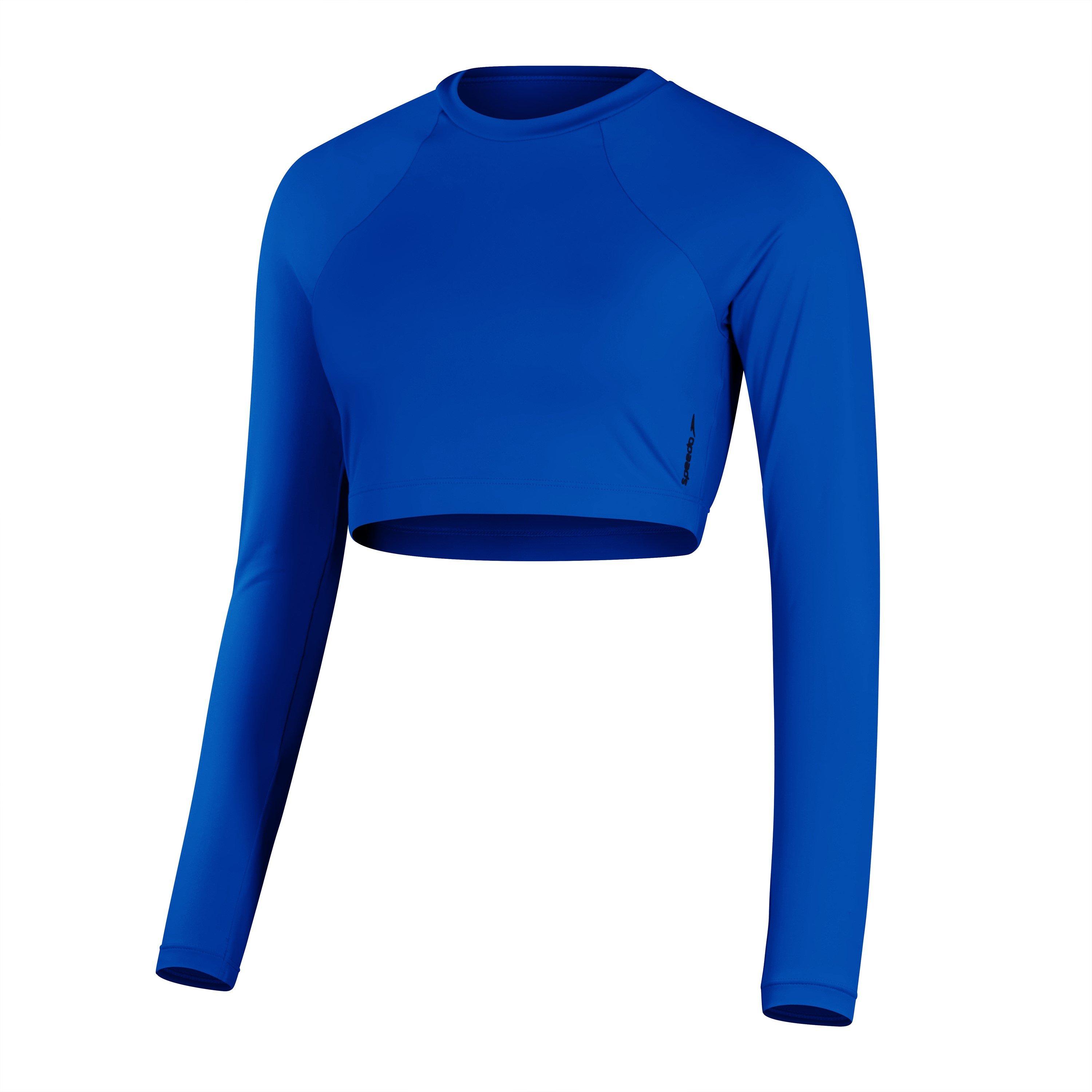 Blue - Speedo - Women's Crop Top - 1