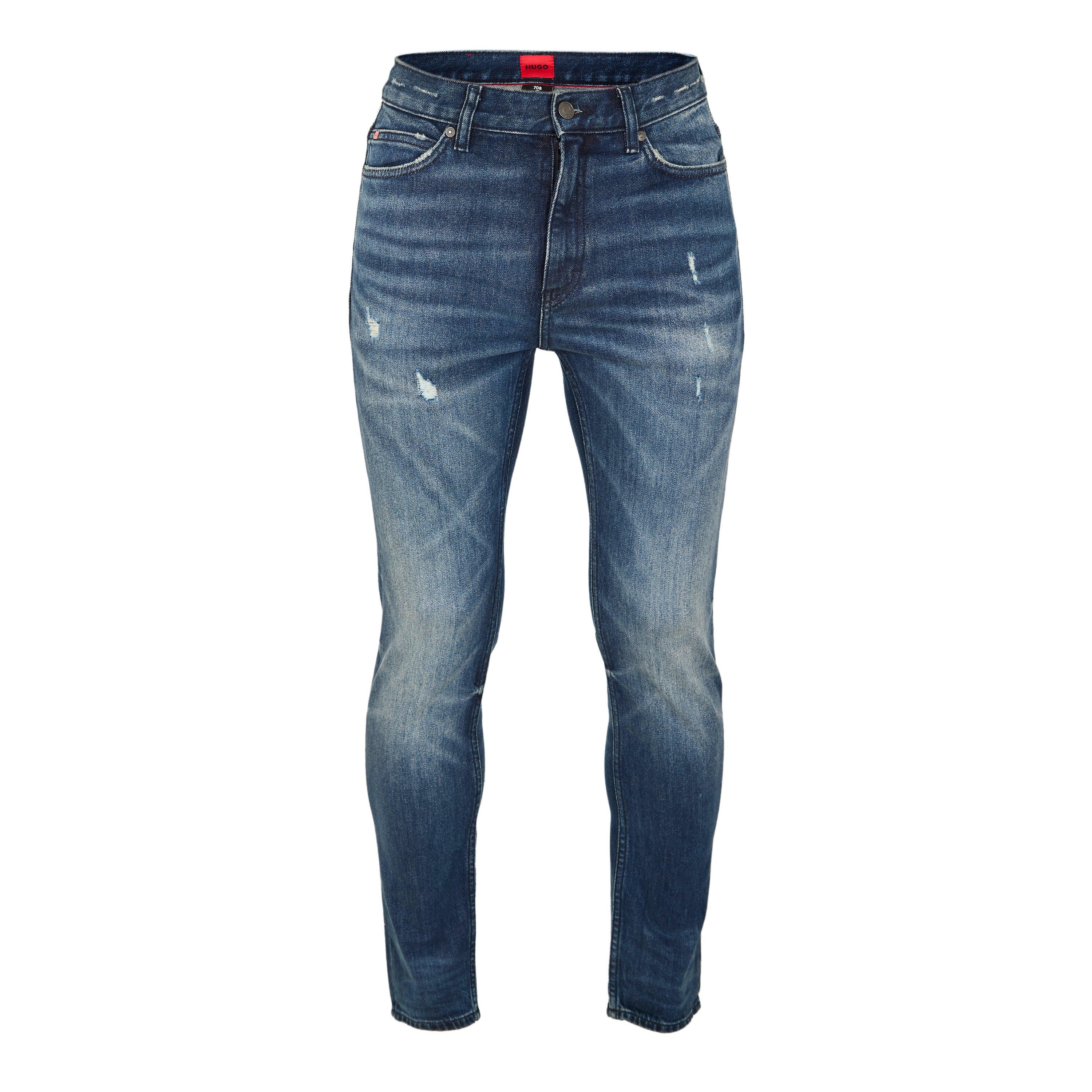 Hugo Men's Slim Fit Jeans - Navy - 36W R
