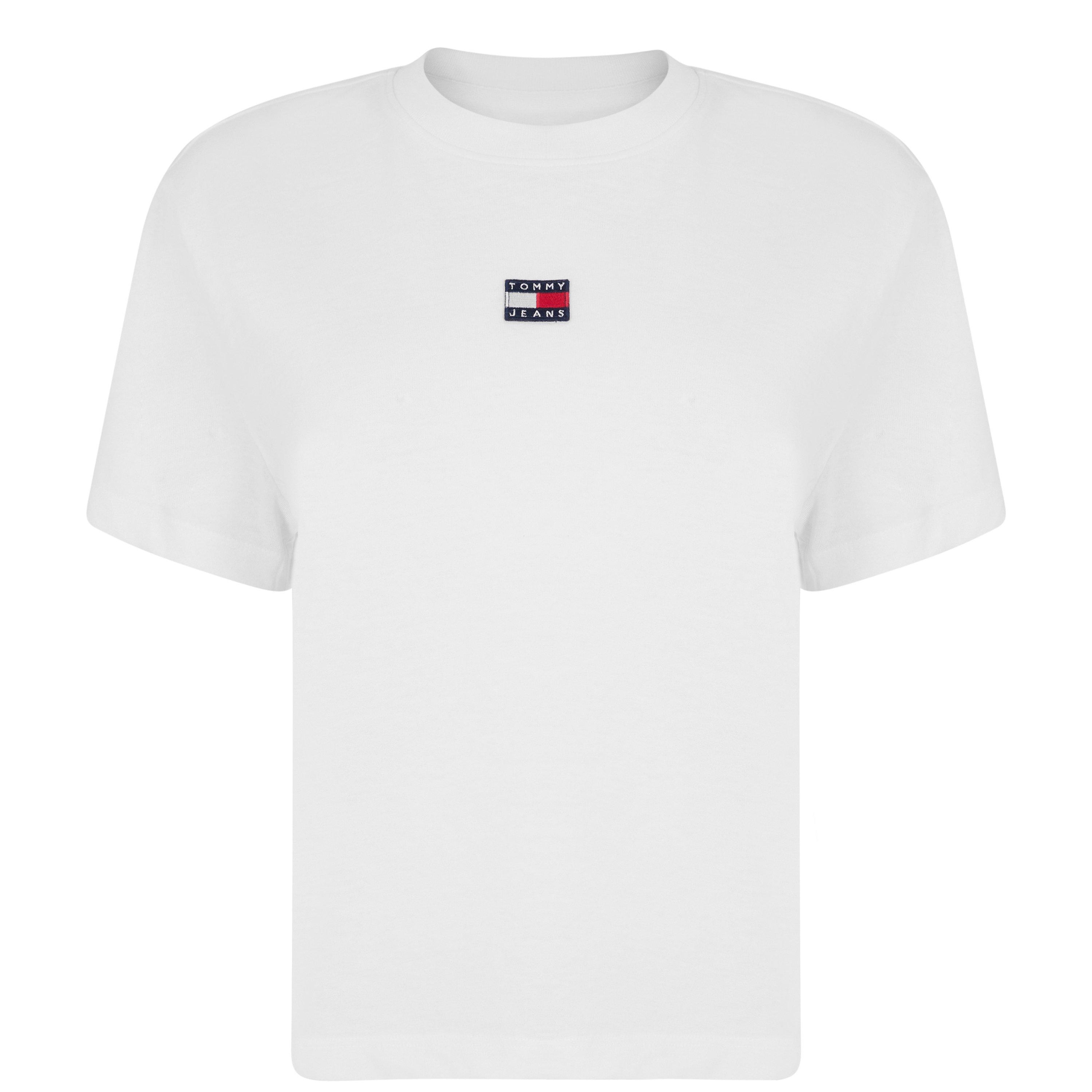 Tommy Jeans Women's Logo T-Shirt - White Ybr - 16 (XL)