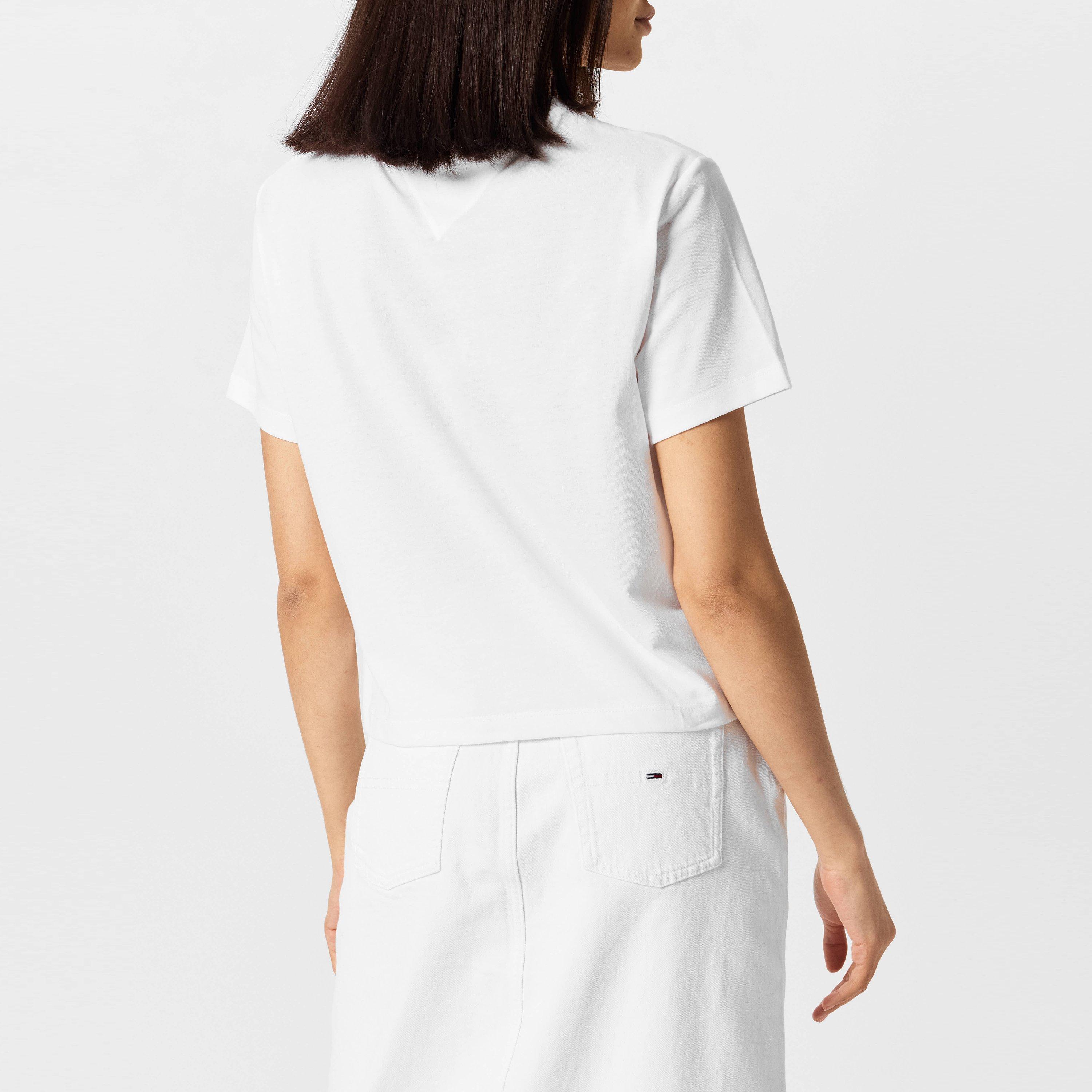 WHITE YBR - Tommy Jeans - Logo T-Shirt - 4