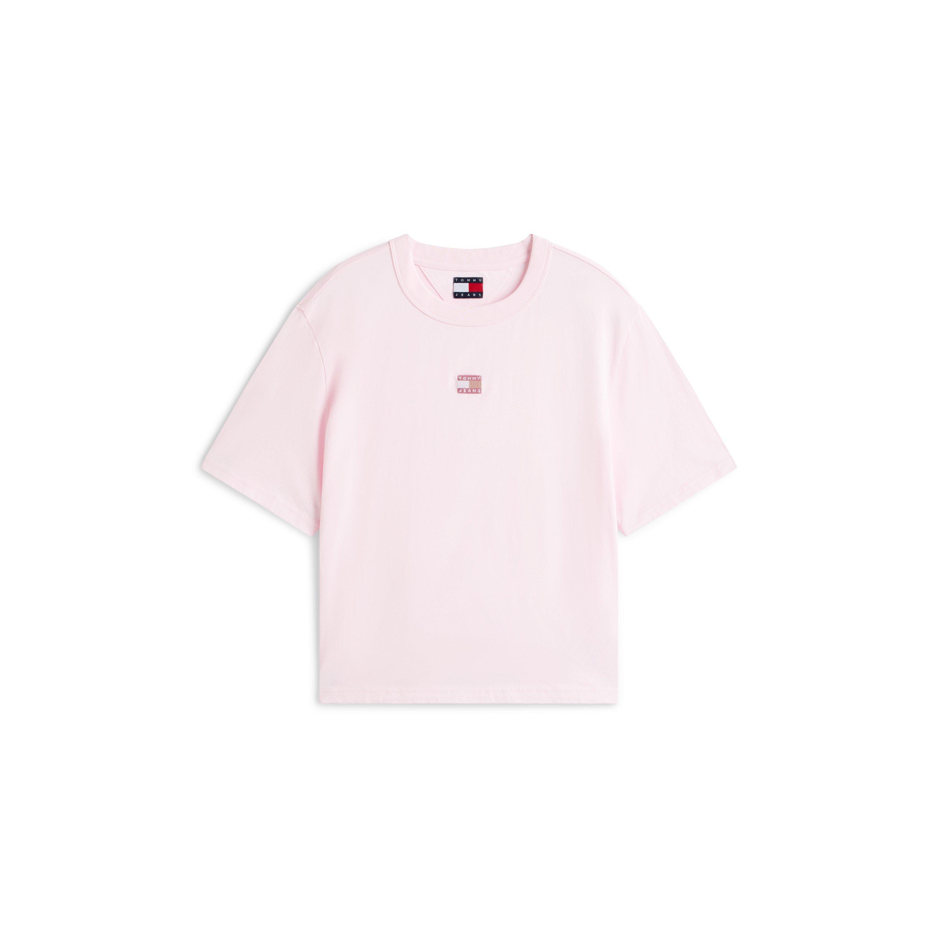 Tommy Jeans Women's Logo T-Shirt - Light Pink - 14 (L)