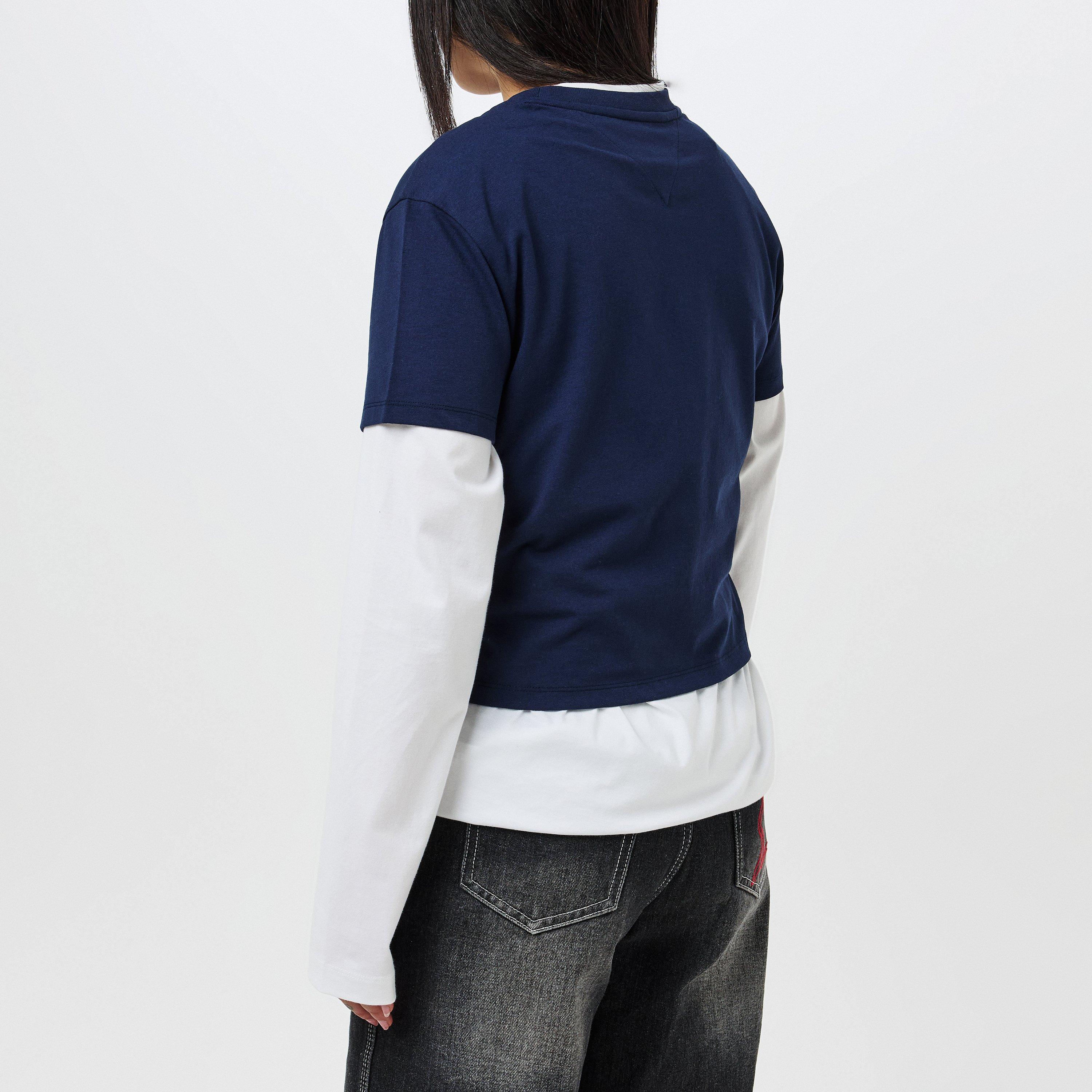 TWLGHT NAVY C87 - Tommy Jeans - Logo T-Shirt - 4