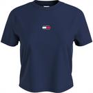 Philipp Plein Junior Teddy Bear graphic-print T-shirt - Tommy Jeans - Centre Badge T Shirt - 4