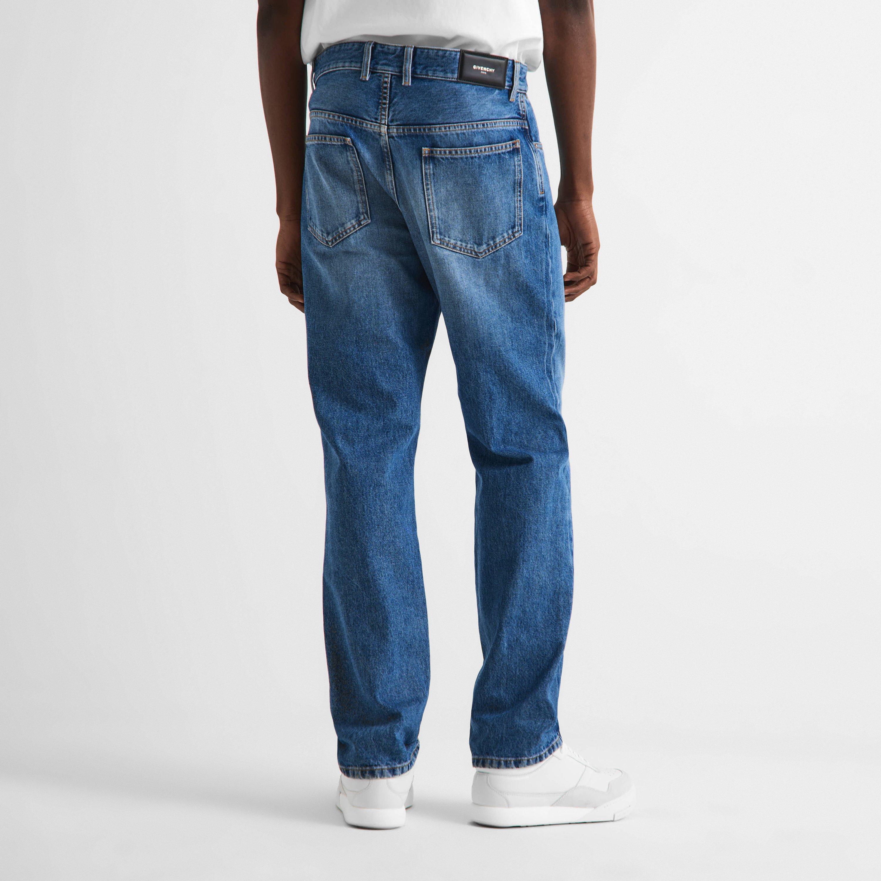 Med Blue - GIVENCHY - GIV Straight Jeans Sn63 - 4