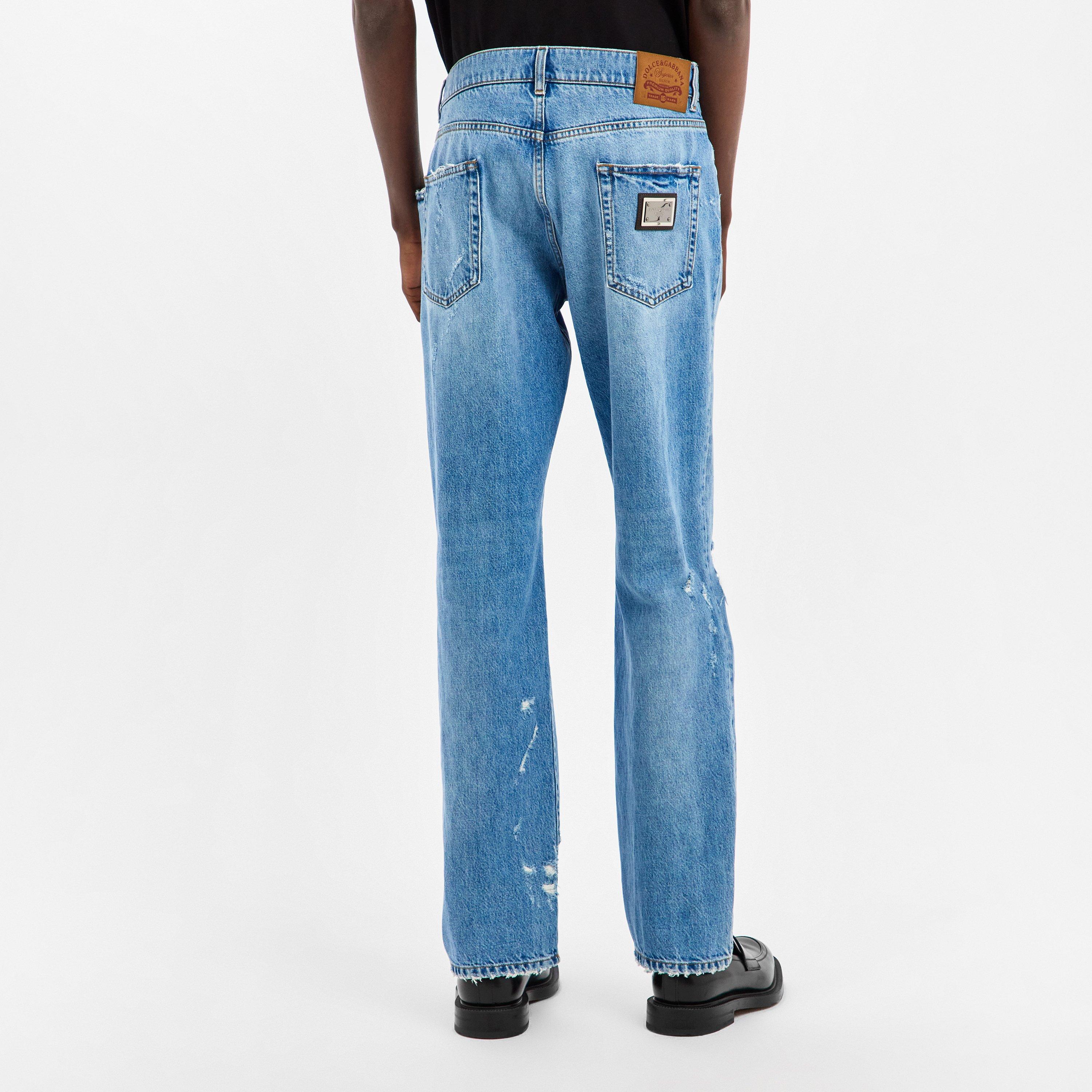 Blue - Dolce and Gabbana - Men's Definire Jeans - 4