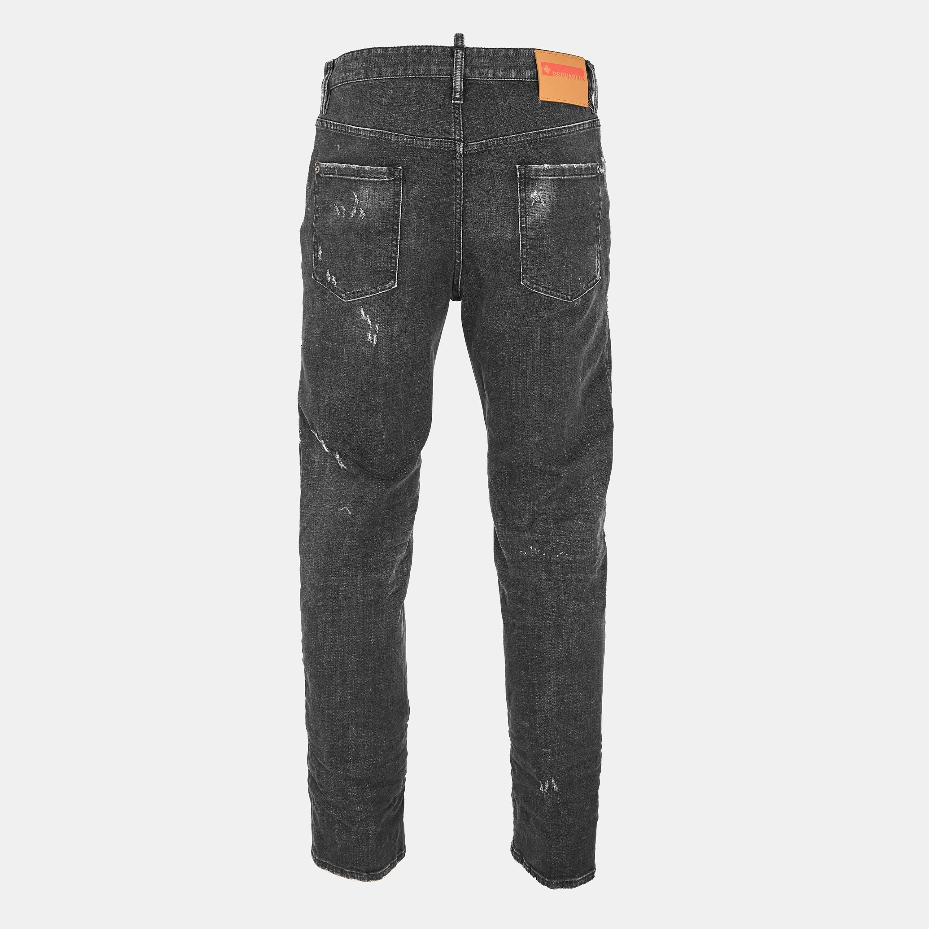 Black - DSquared2 - Men's Straight Leg Jeans - 2
