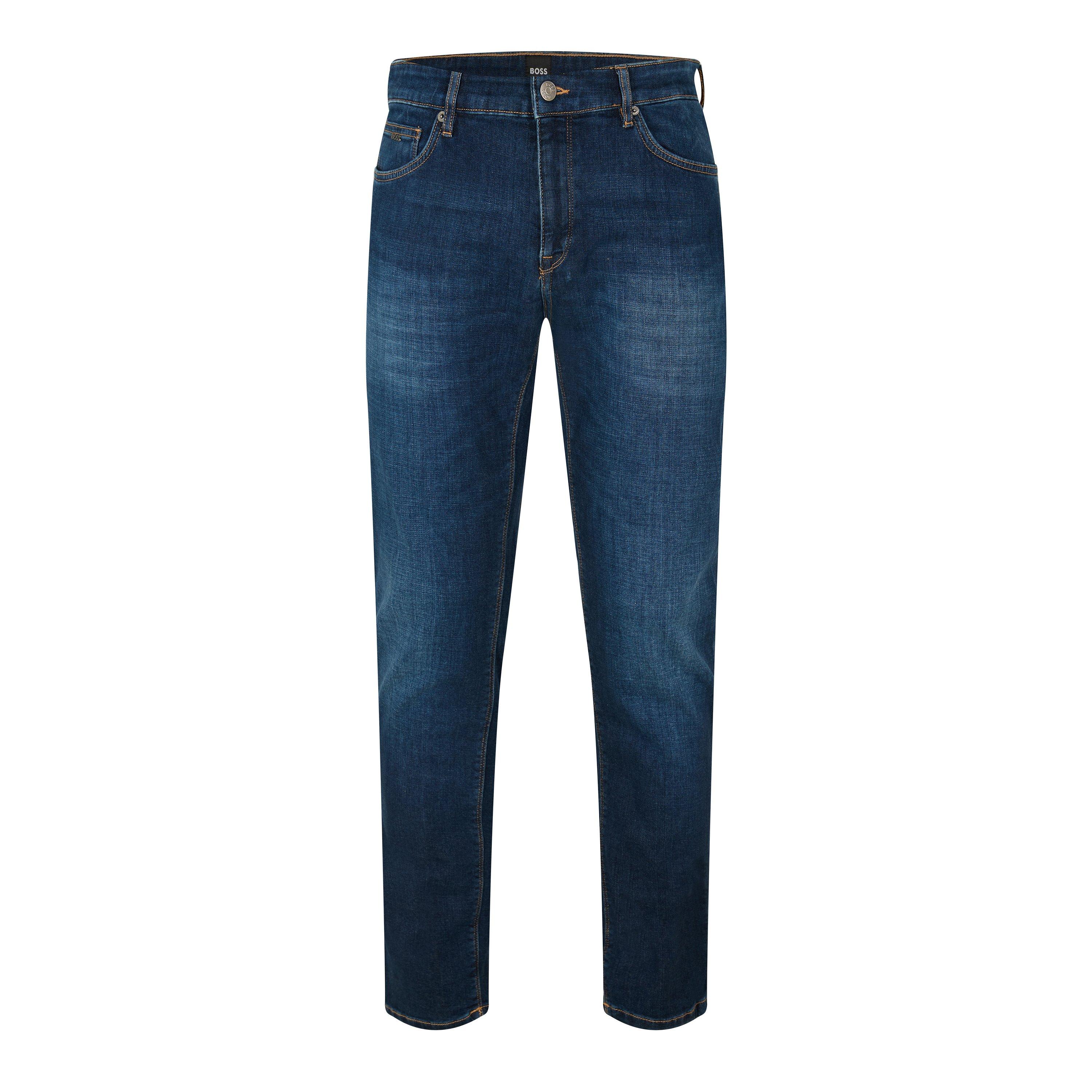 Boss Men's Maine3 Tapered Jeans - Navy - 30W R