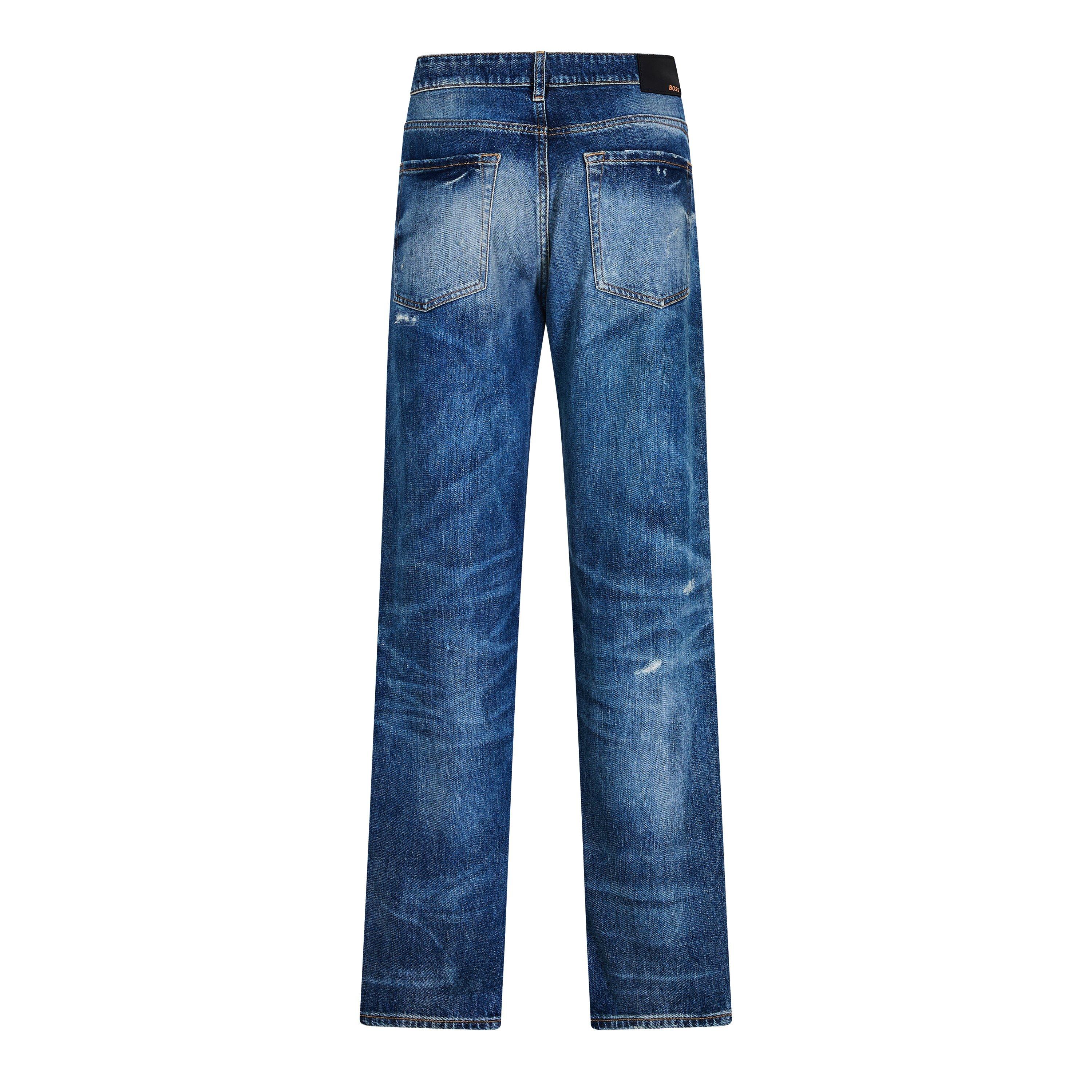 Bright Blue - Boss - Re.Maine Bc-C 10256022 01 Slim Fit Jeans Mens - 2