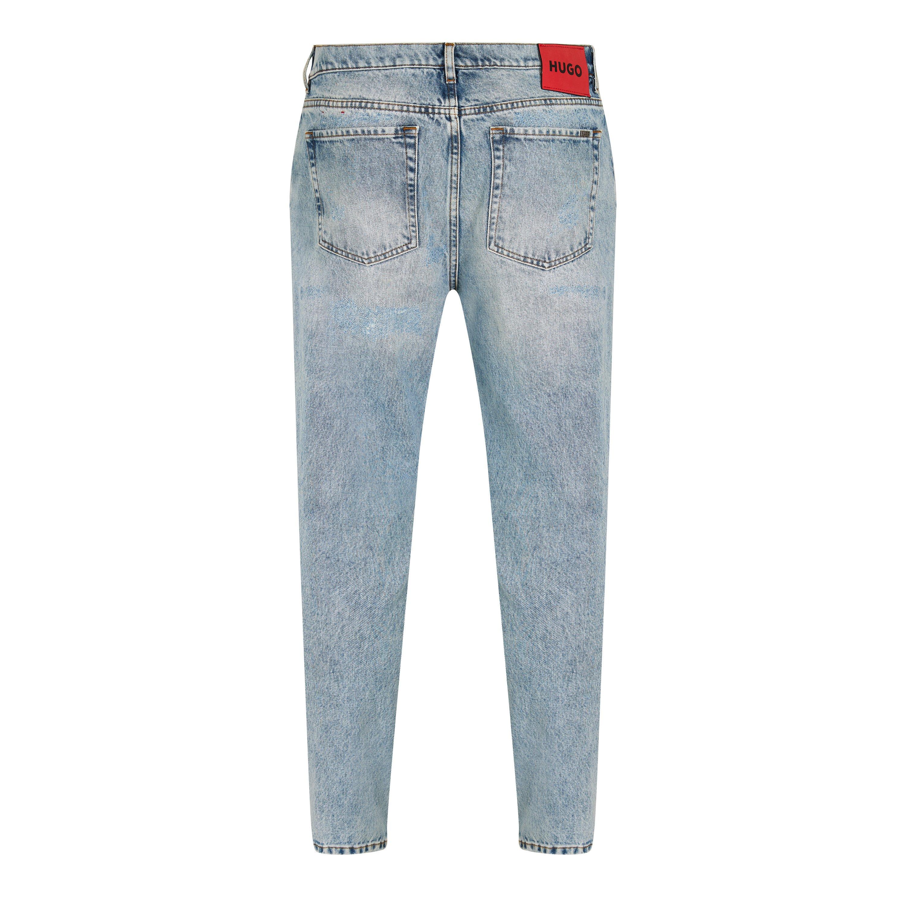 Pastel Blue - Hugo - 634 10256702 01 Slim Fit Jeans Mens - 2