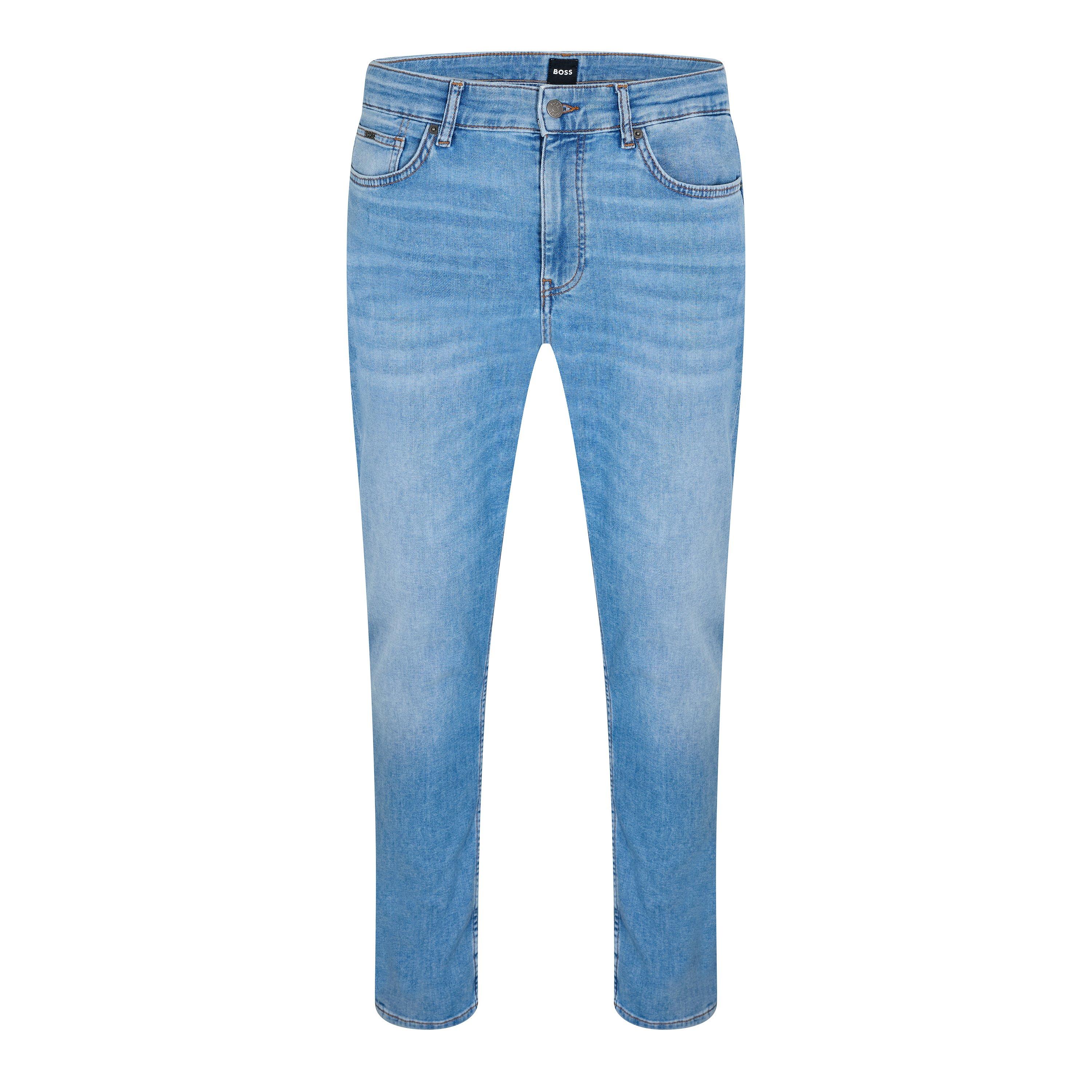 Medium Blue - Boss - Men's Delano Slim Fit Jeans - 1