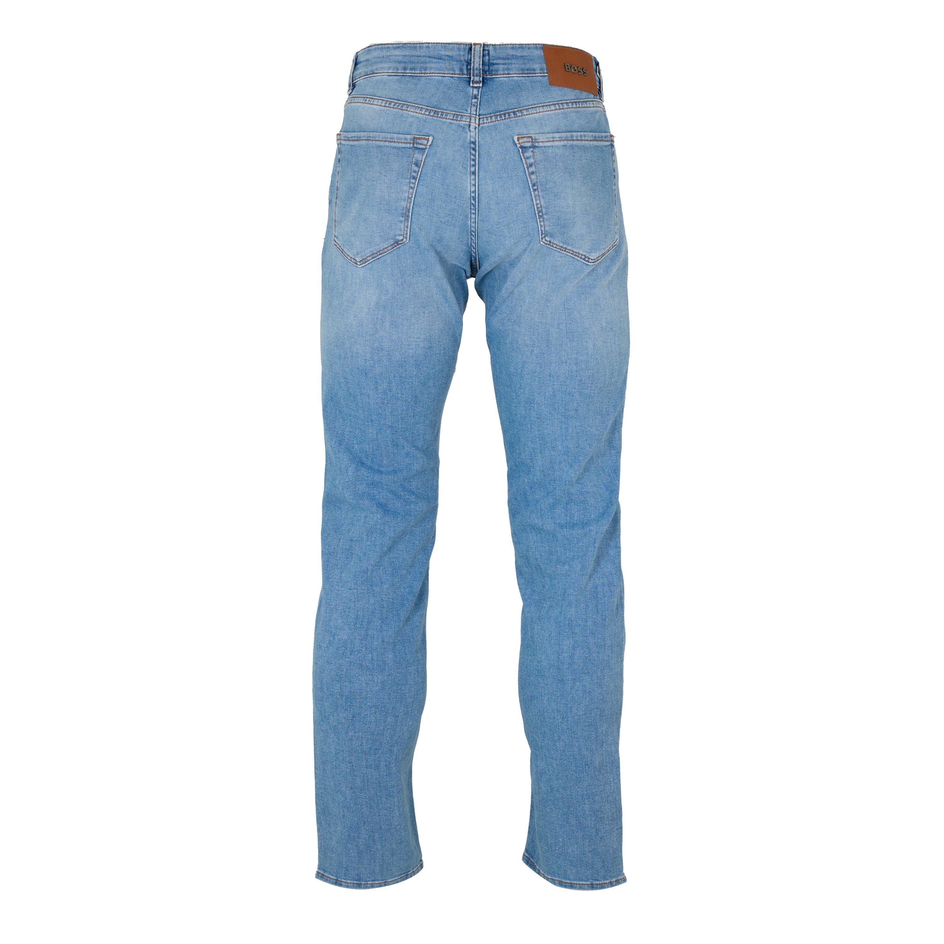 Medium Blue - Boss - Maine3 10253207 02 Slim Fit Jeans Mens - 2