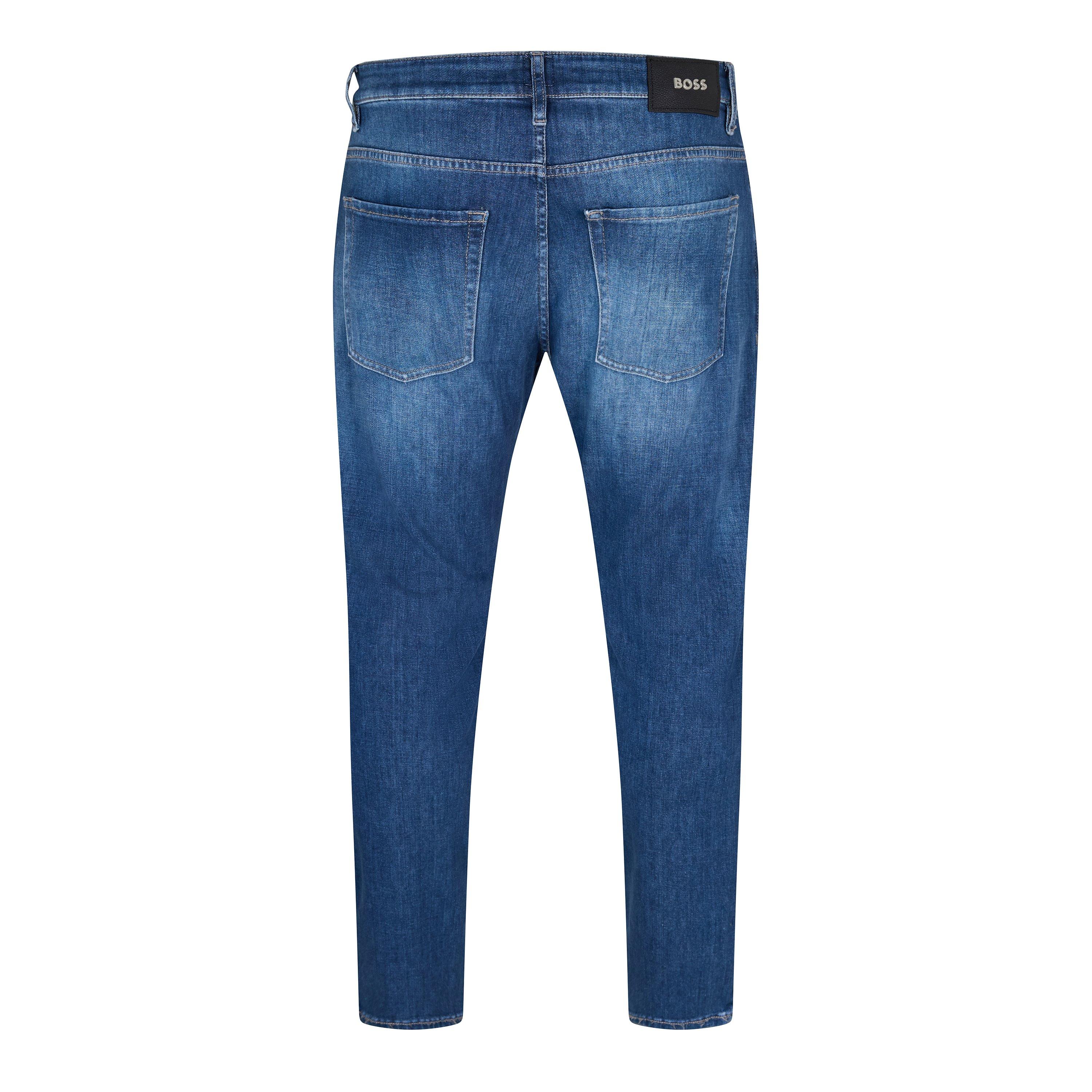 Medium Blue - Boss - Delaware3-1 10244771 01 Slim Fit Jeans Mens - 2
