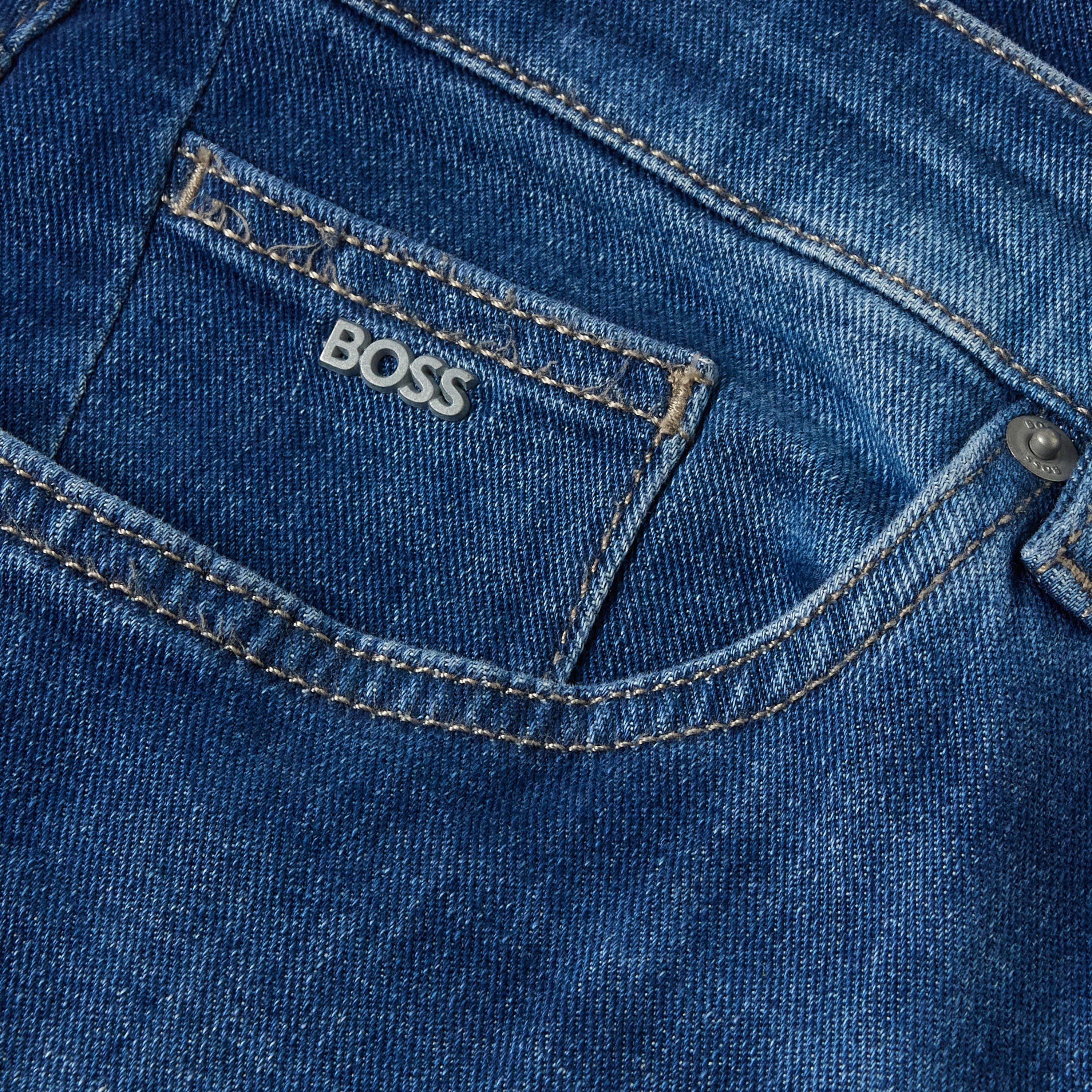 Medium Blue - Boss - Men's Delaware3-1 771 Slim Fit Jeans - 3