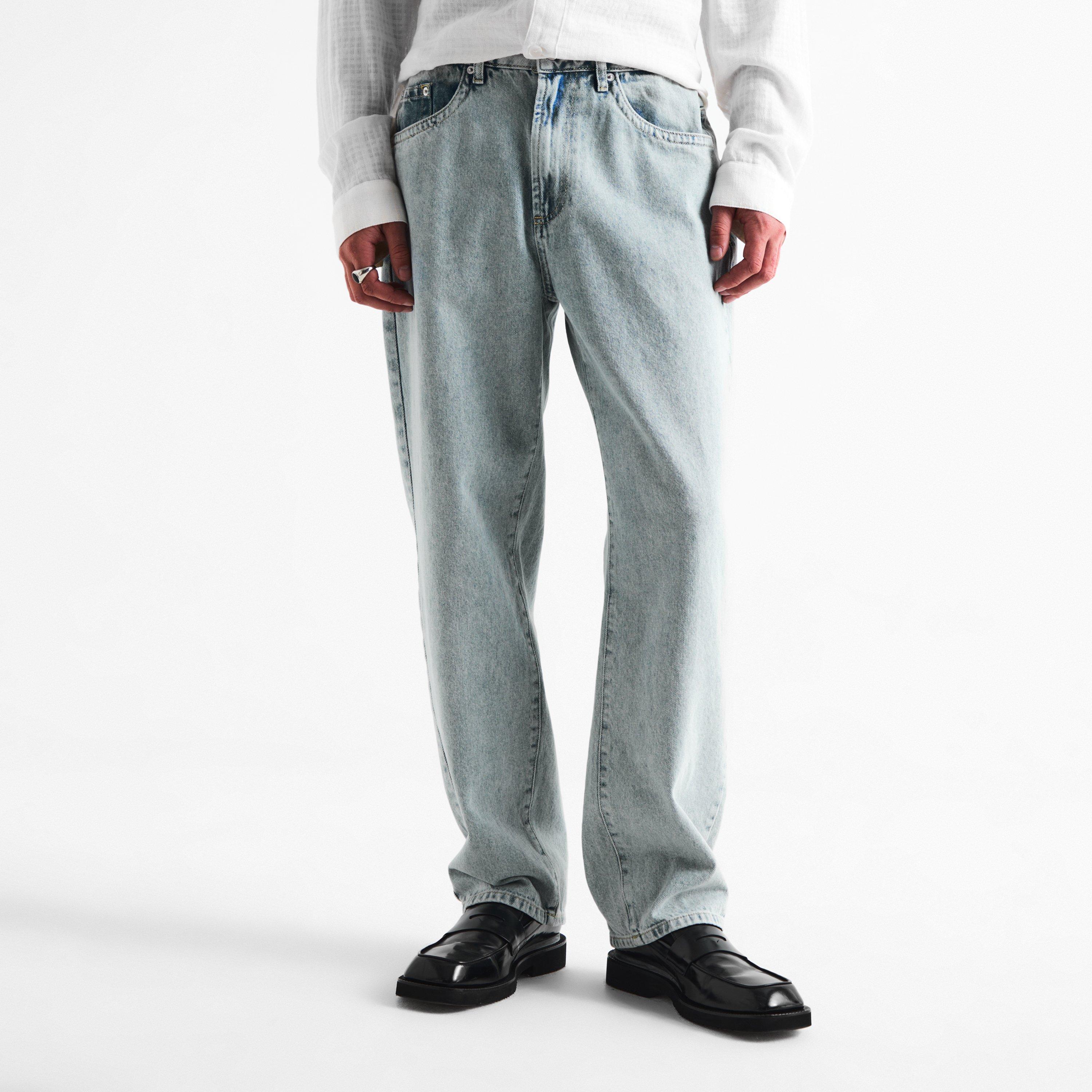 Bleach Wash - MKI MIYUKI ZOKU - Men's Classic Straight Leg Jeans - 3