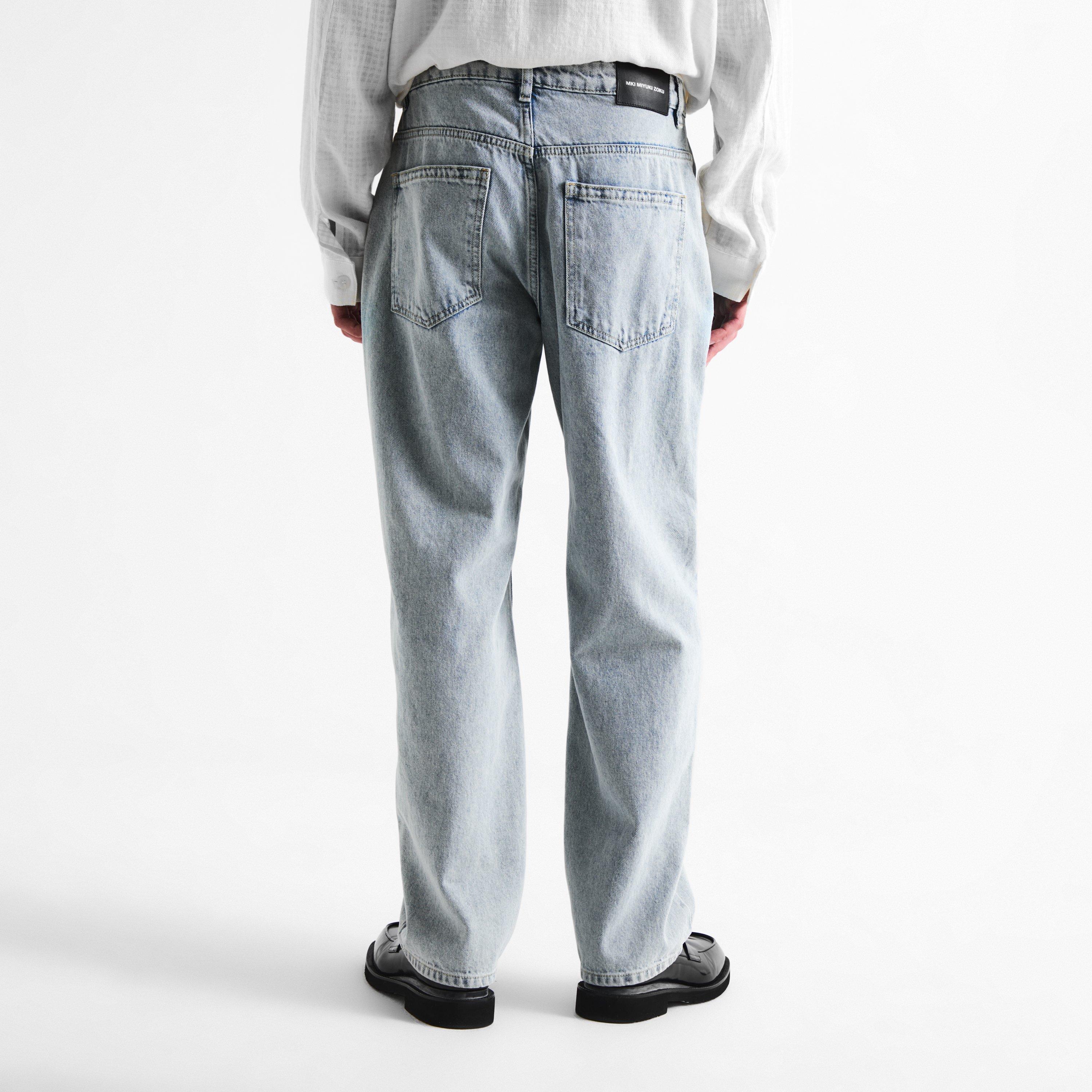 Bleach Wash - MKI MIYUKI ZOKU - Men's Classic Straight Leg Jeans - 4