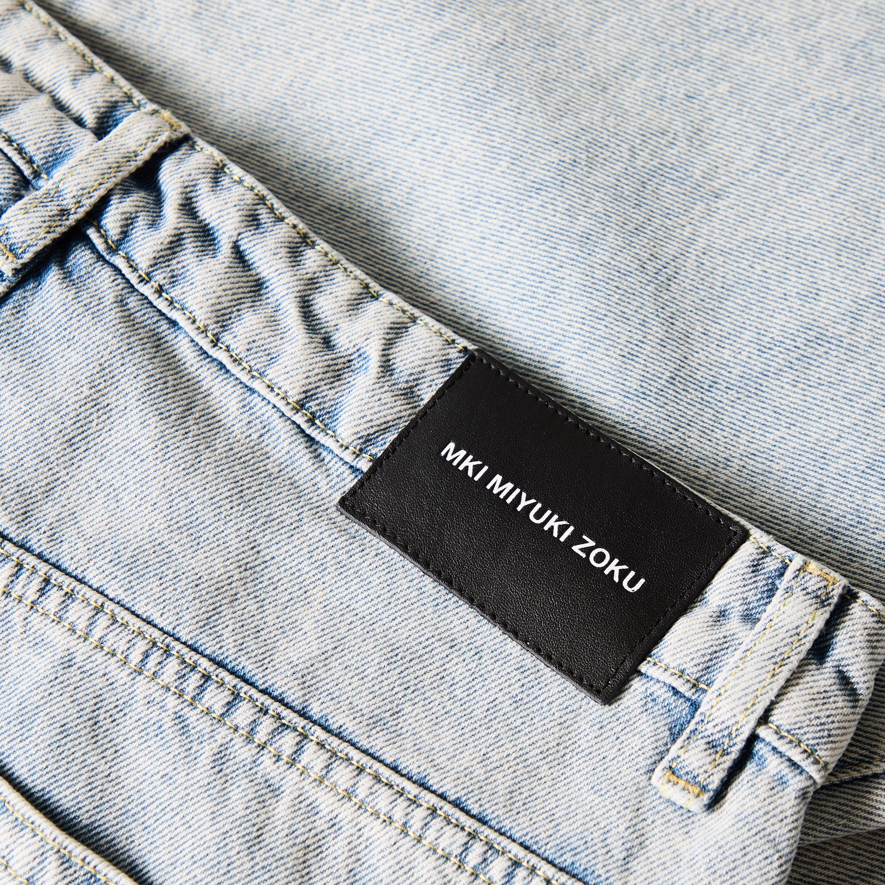 Bleach Wash - MKI MIYUKI ZOKU - Men's Classic Straight Leg Jeans - 3