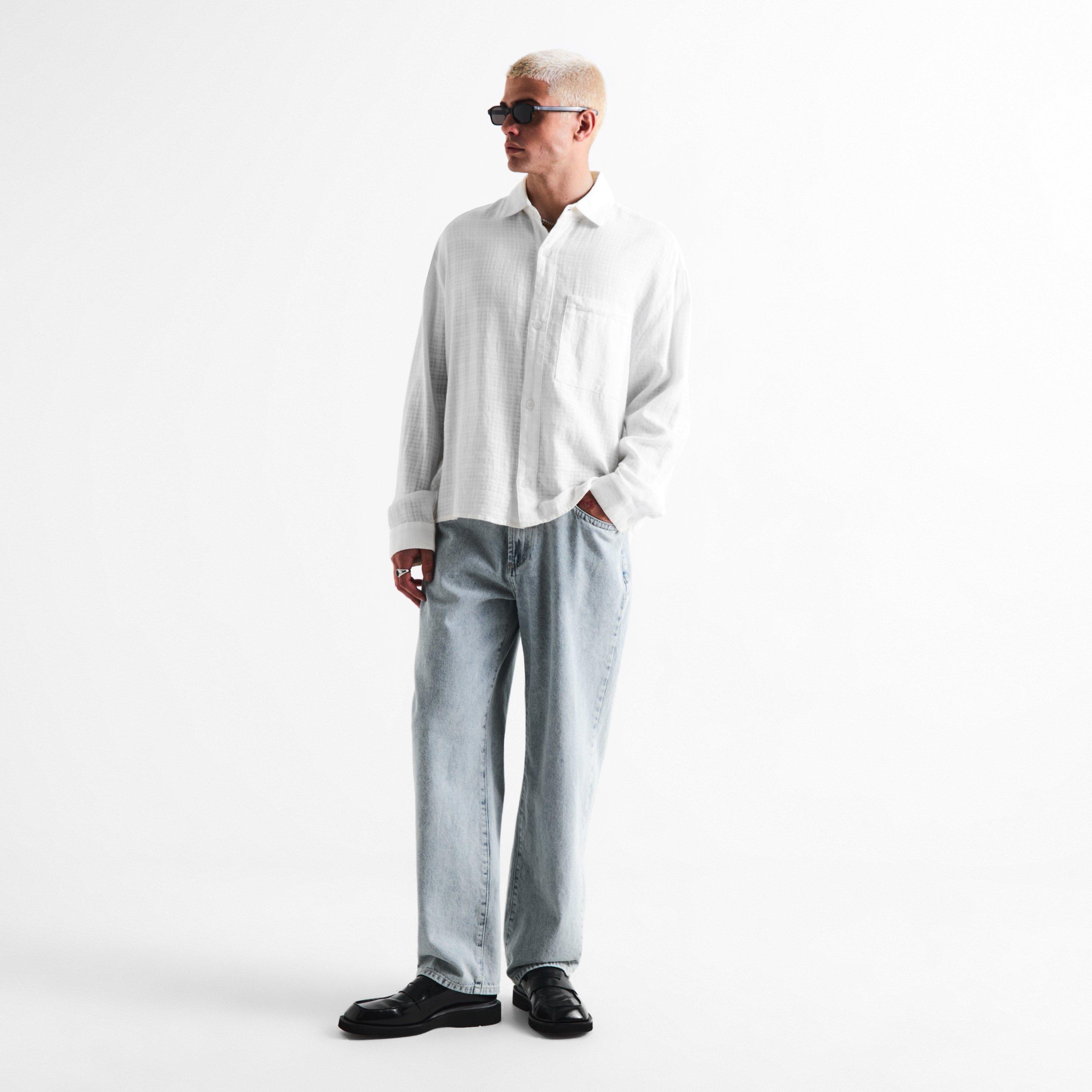 Bleach Wash - MKI MIYUKI ZOKU - Men's Classic Straight Leg Jeans - 6