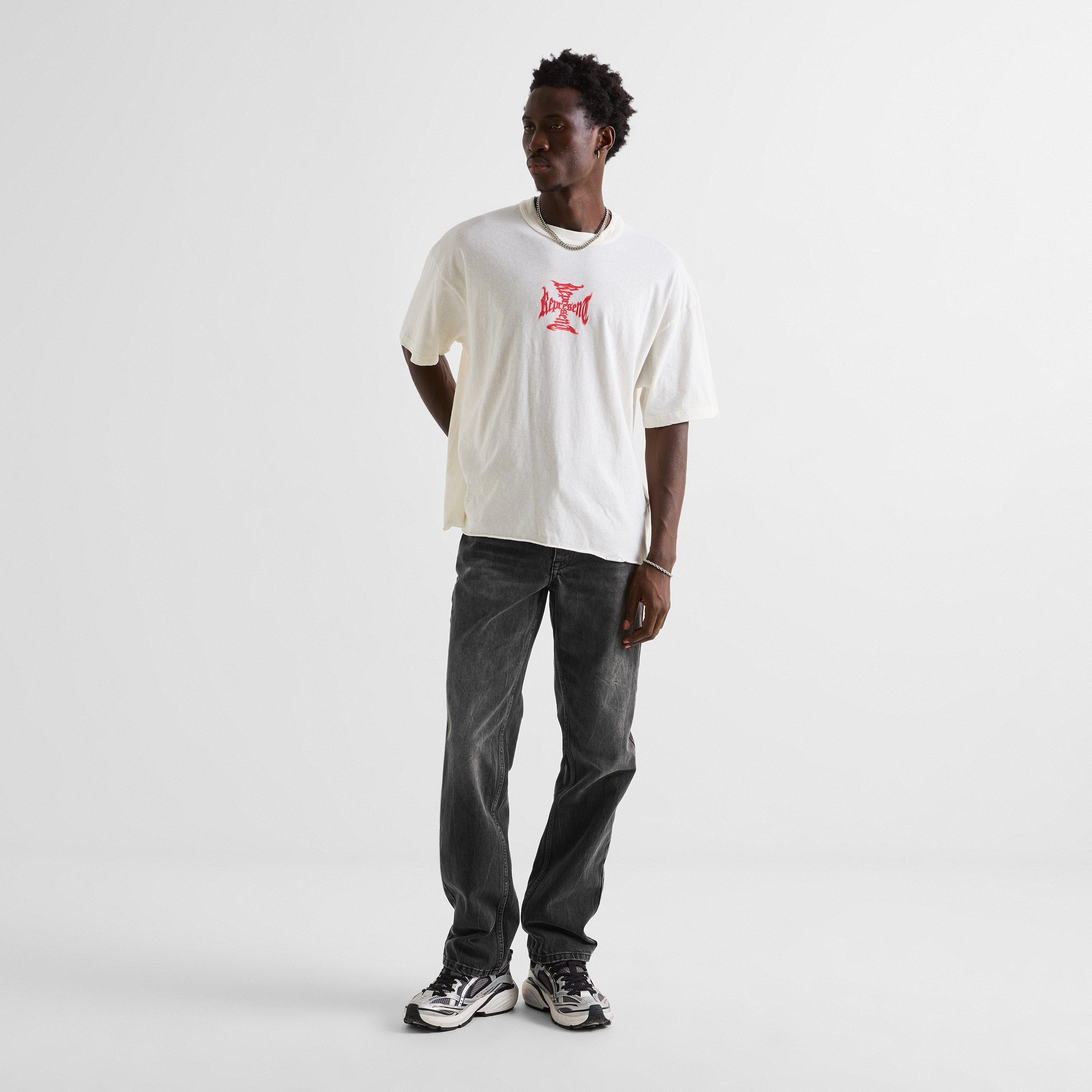 Diffused Black - Represent - Men's Heaton Cotton Slim-Fit Jeans - 6