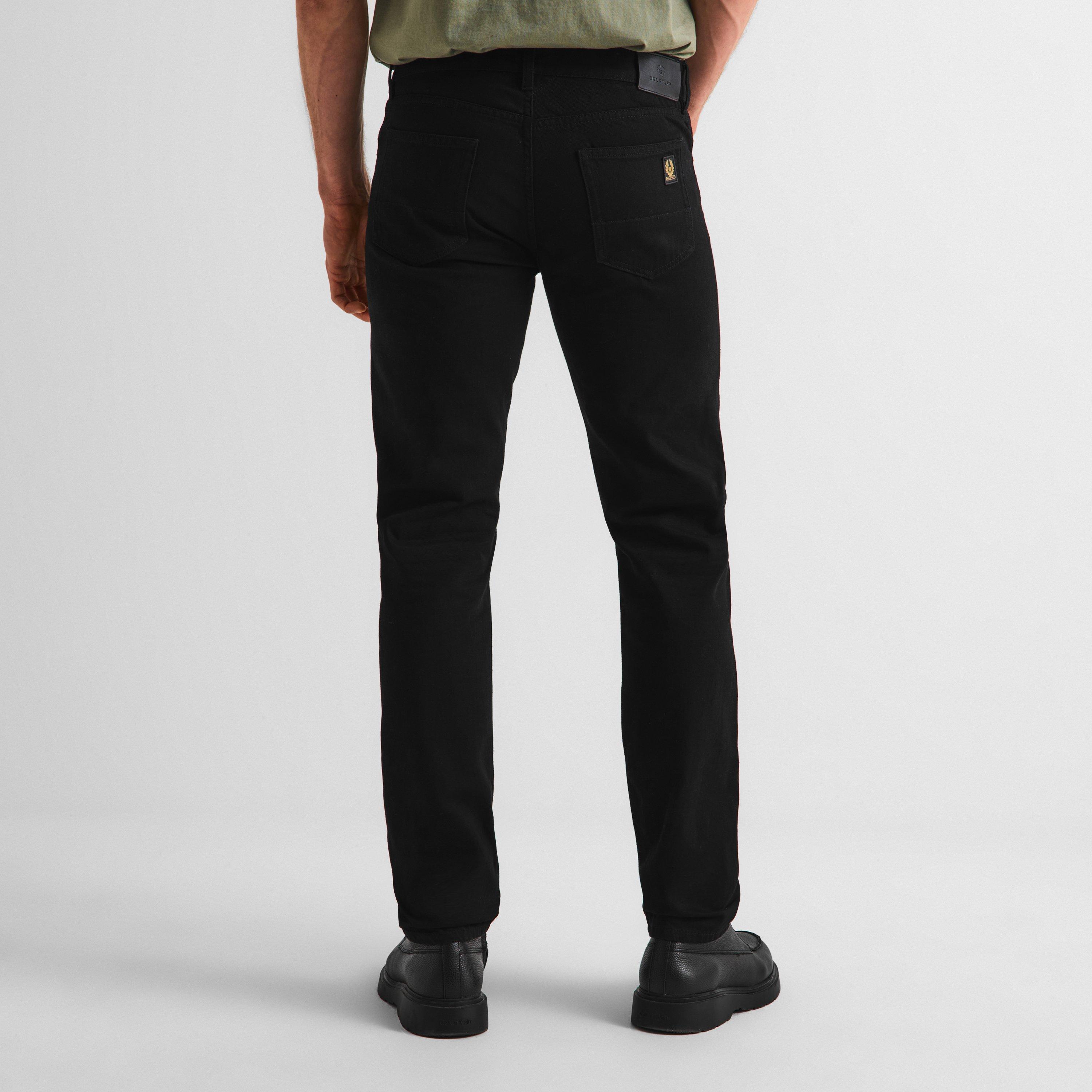 Black - Belstaff - Men's Longton Slim Fit Jeans - 4