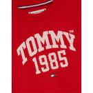 Cramoisi Profond - Tommy Hilfiger - t-shirt med blommig spets - 2