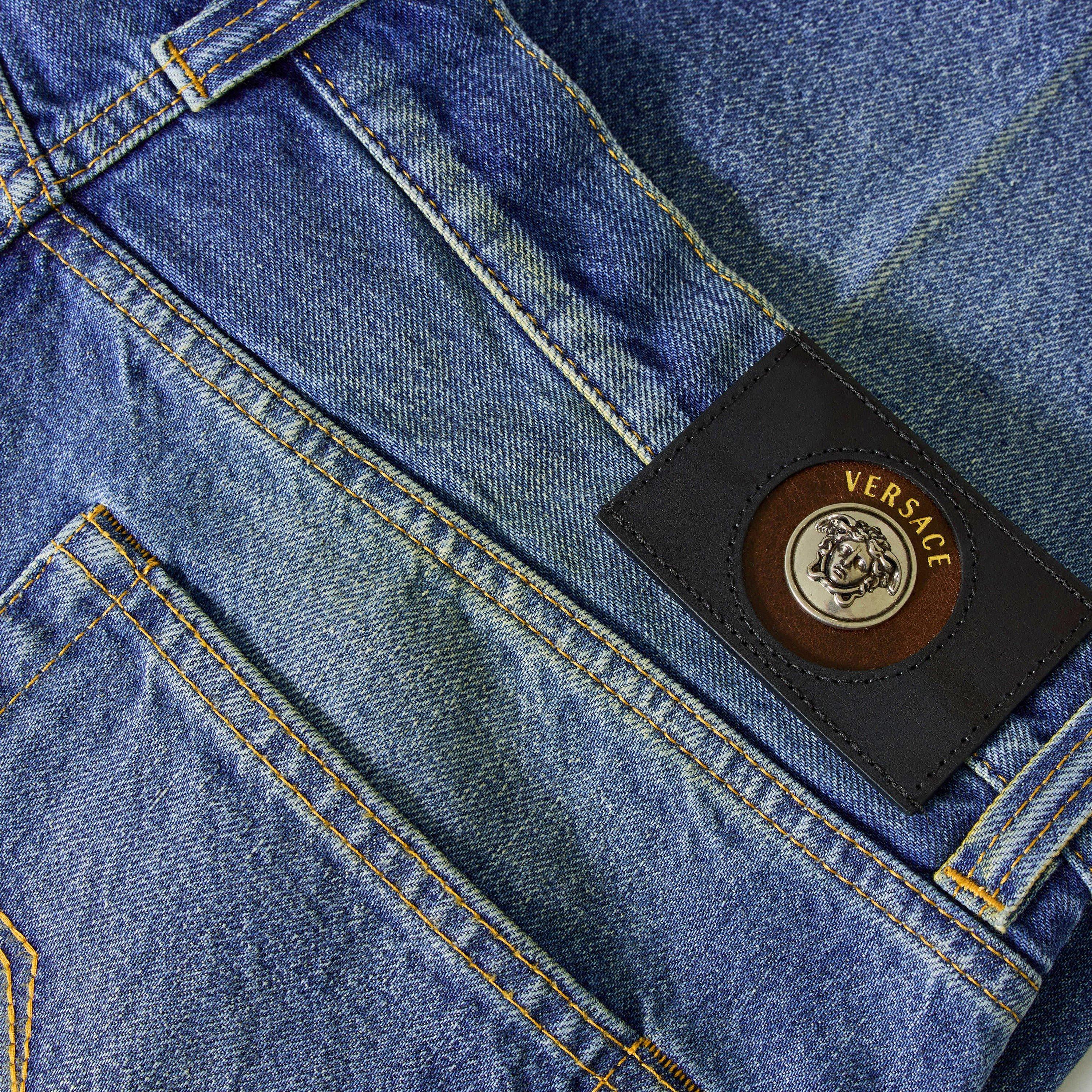 Med Blue - Versace - Versace Rigid StnWsh Sn64 - 3