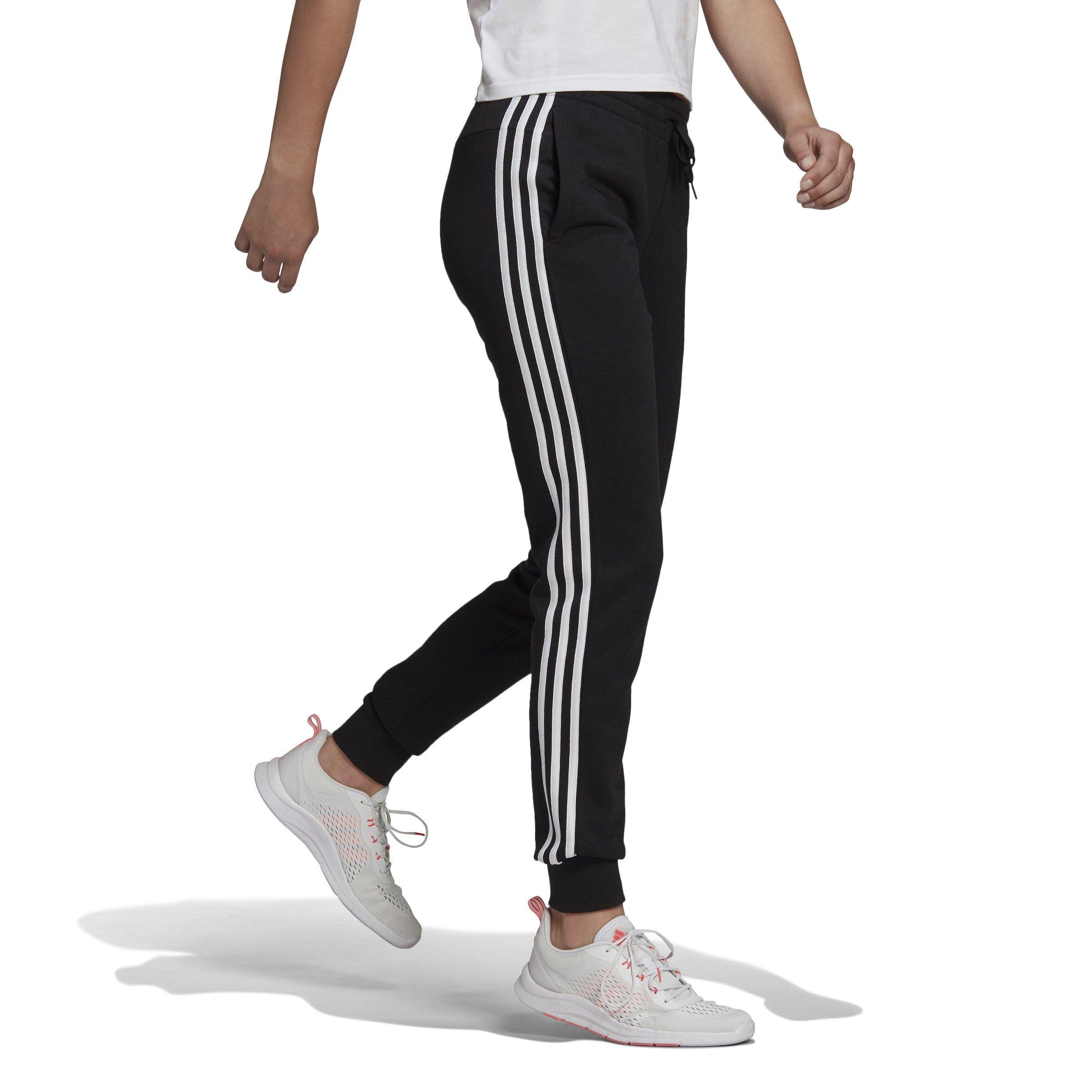 3 stripe joggers womens black best sale