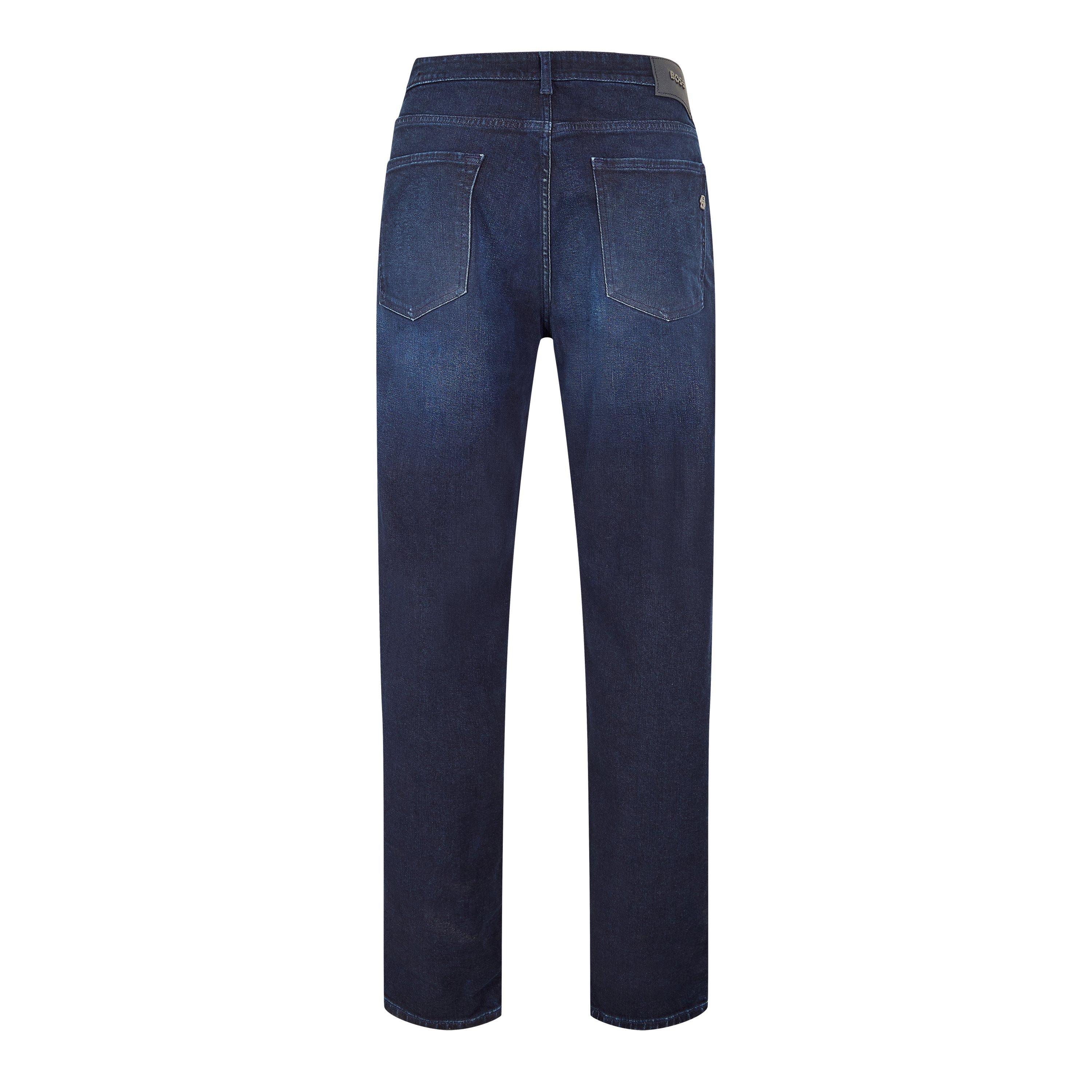 Dark Blue - Boss - Boss H-Re.Maine 10263151 02 Slim Fit Jeans Mens - 2