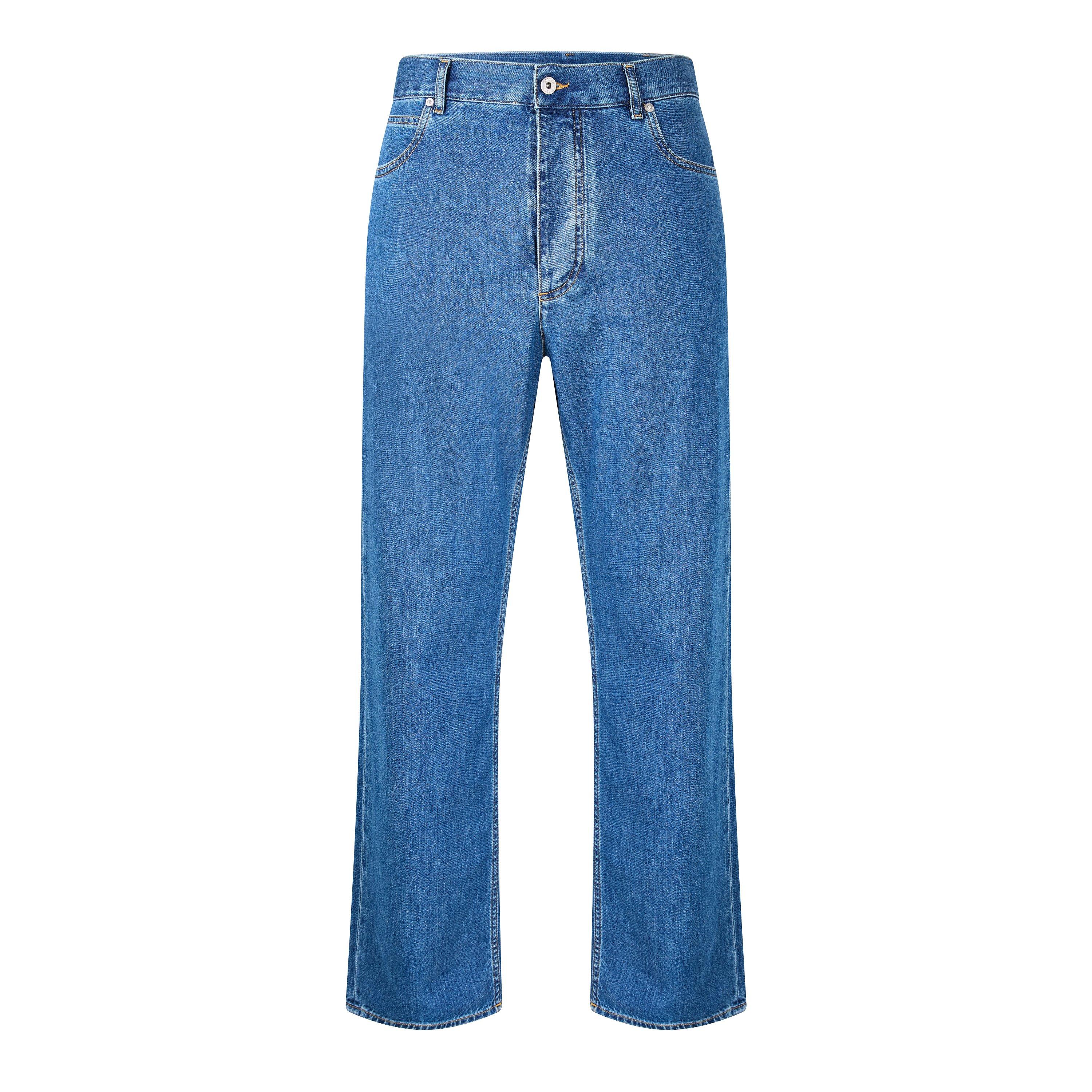 Mid Blue - Bottega Veneta - BV Straight Jean Sn64 - 1