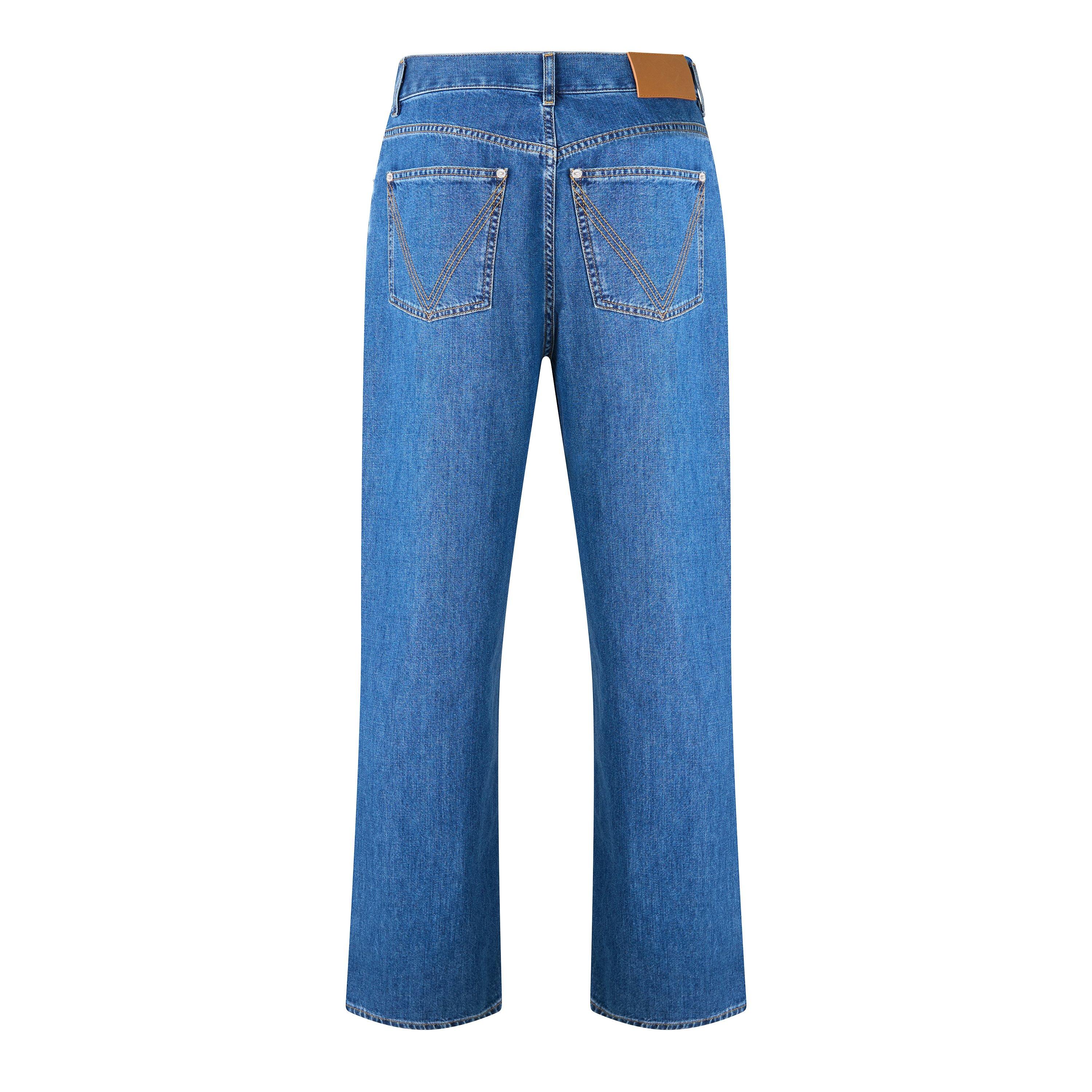 Mid Blue - Bottega Veneta - BV Straight Jean Sn64 - 2