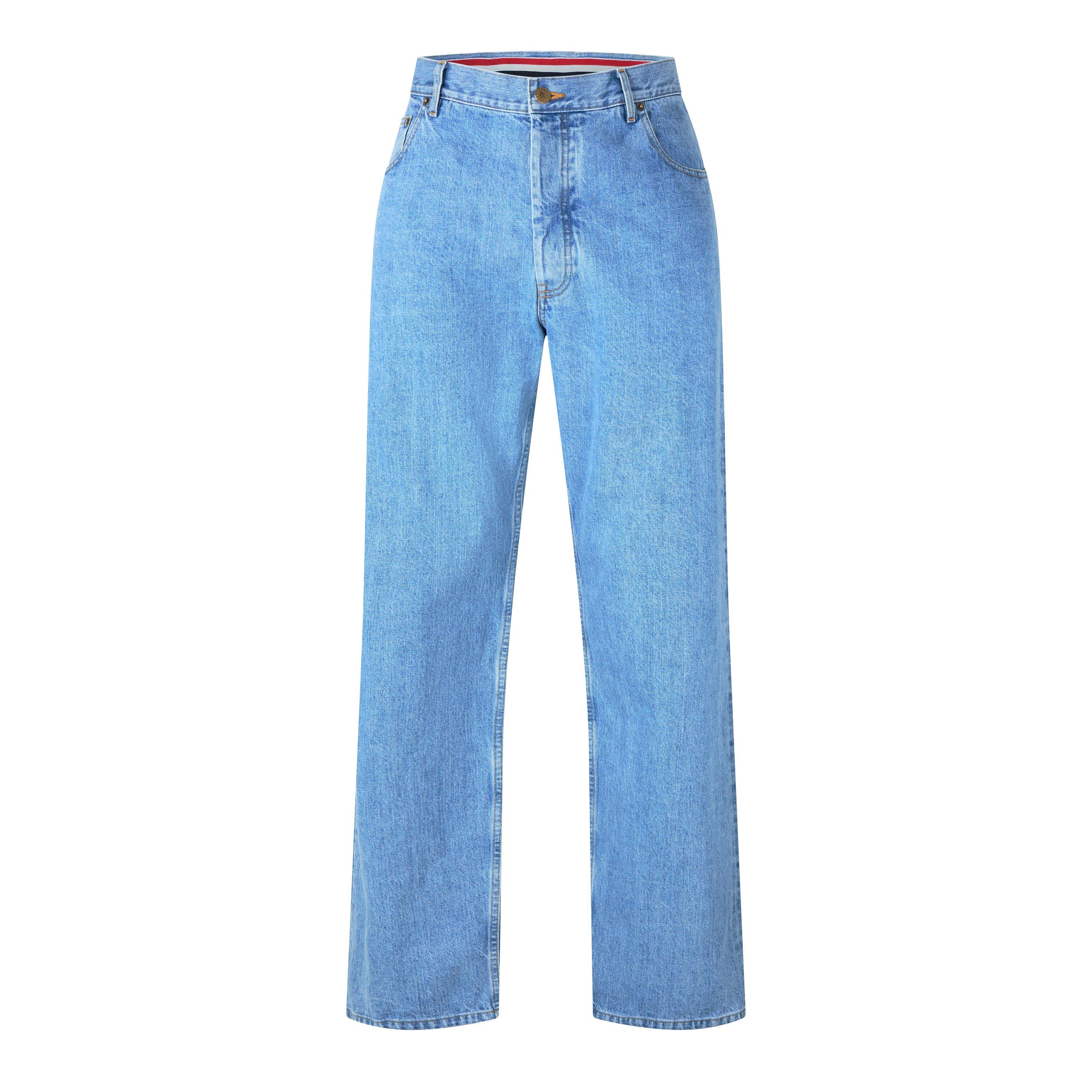 Light Blue - Thom Browne - TB Denim 5Pkt Trsr Sn63 - 1