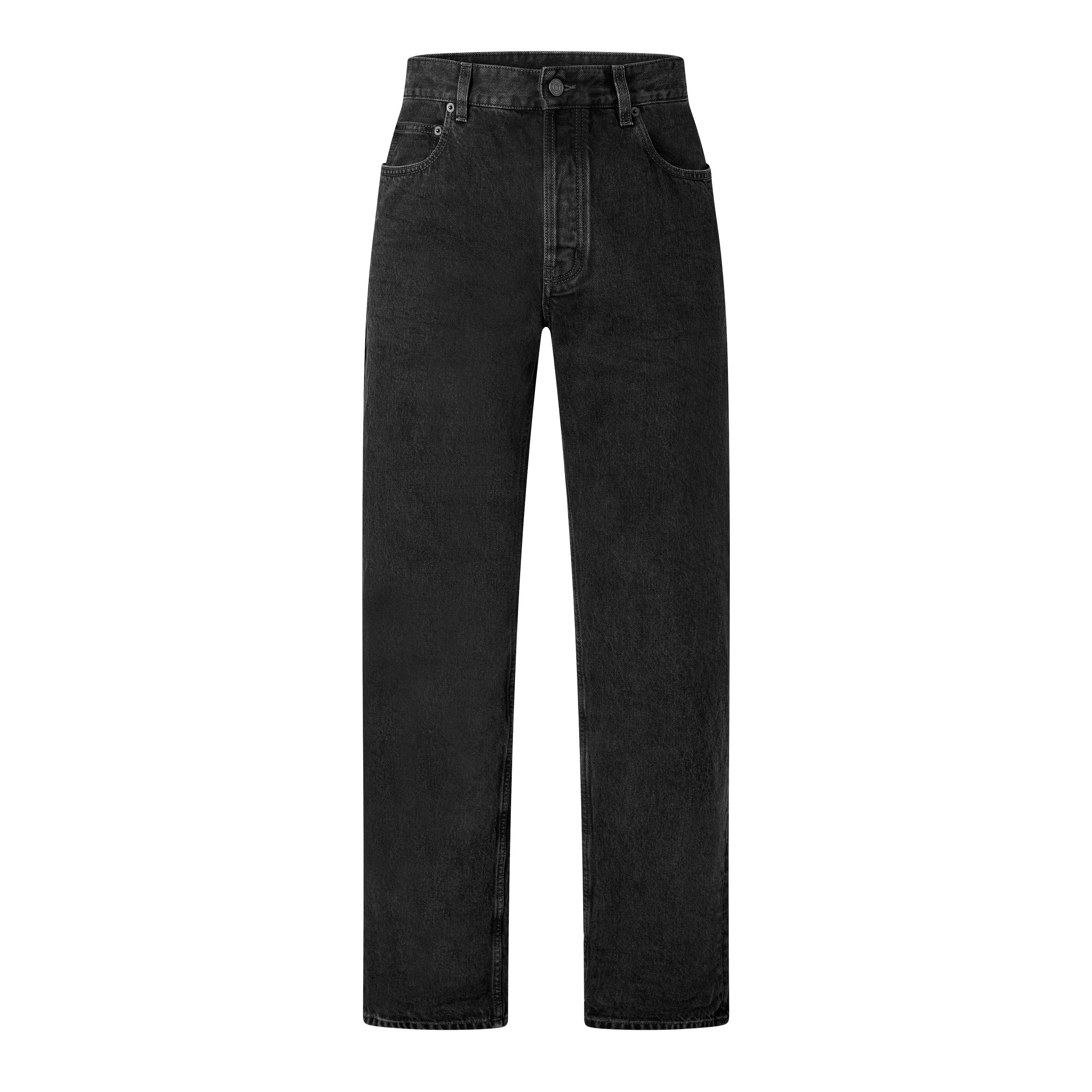 Black - Saint Laurent - Saint Relax Jean Sn64 - 1