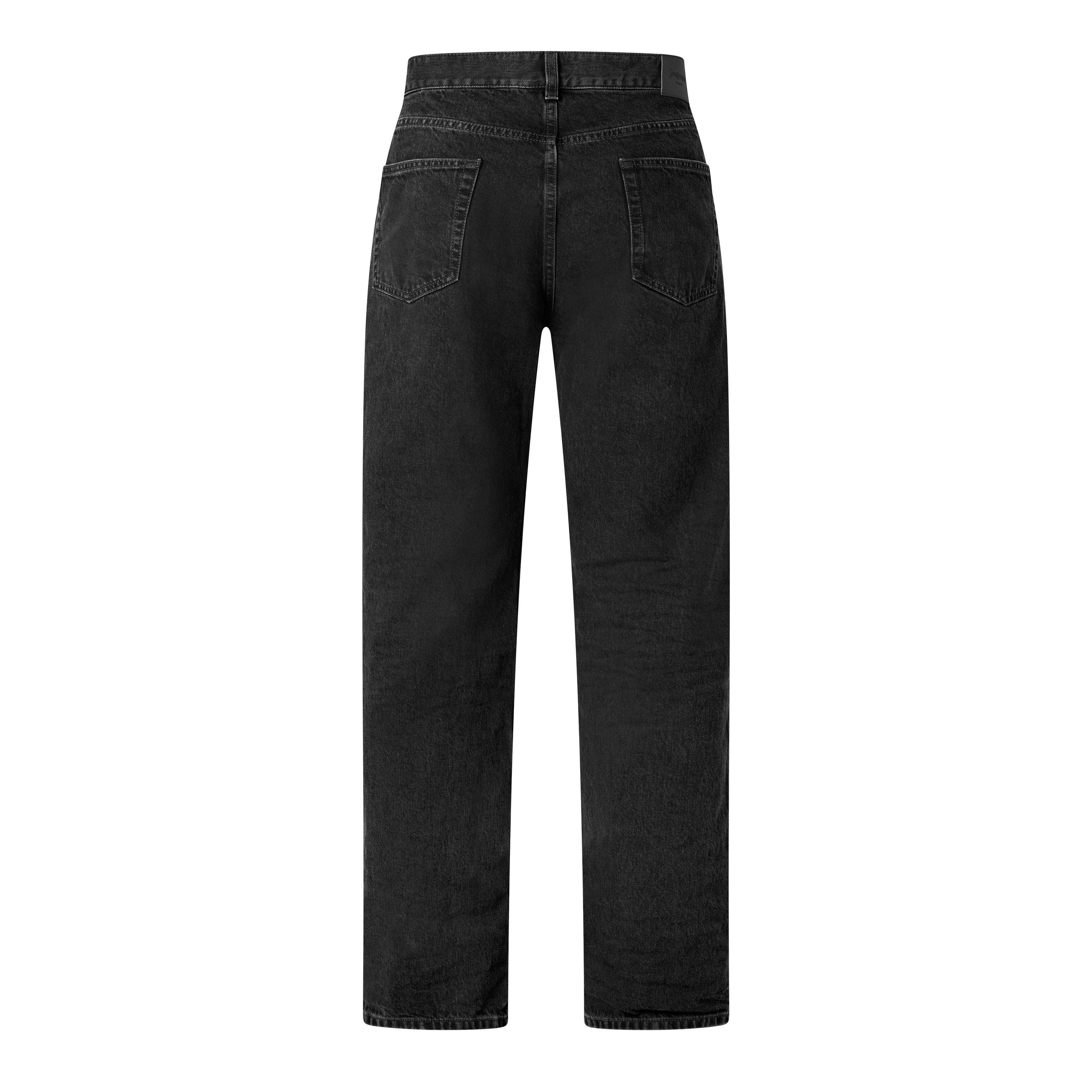 Black - Saint Laurent - Saint Relax Jean Sn64 - 2