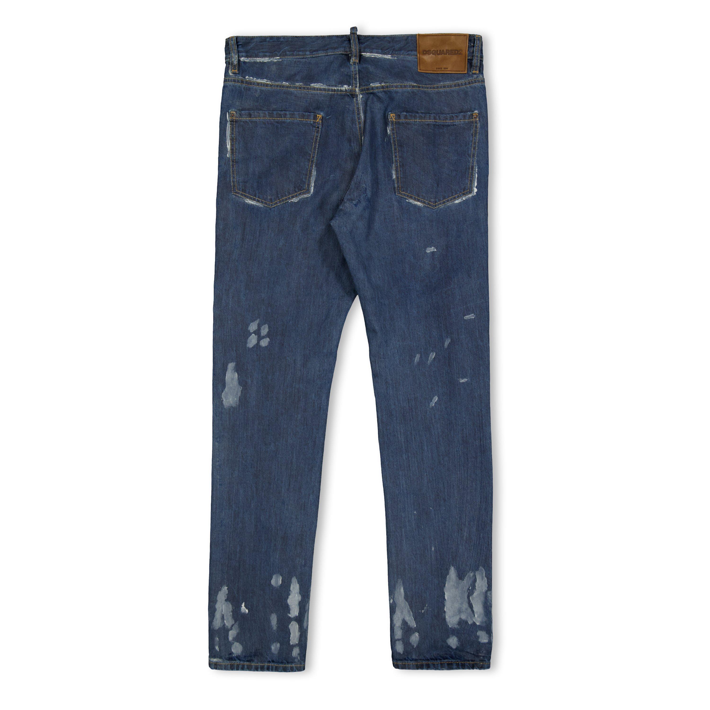 Navy Blue - DSquared2 - DSQ Teddy Jean Sn64 - 2
