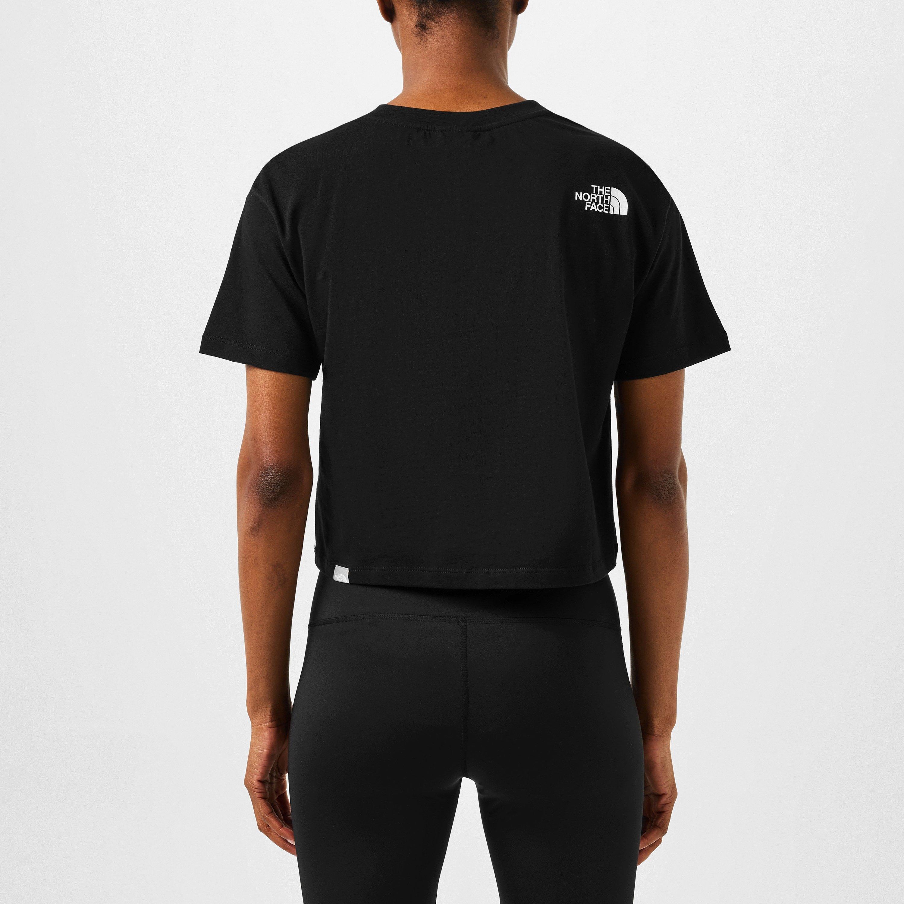 Black JK3 - The North Face - Women's Simple Dome Crop T-Shirt - 4