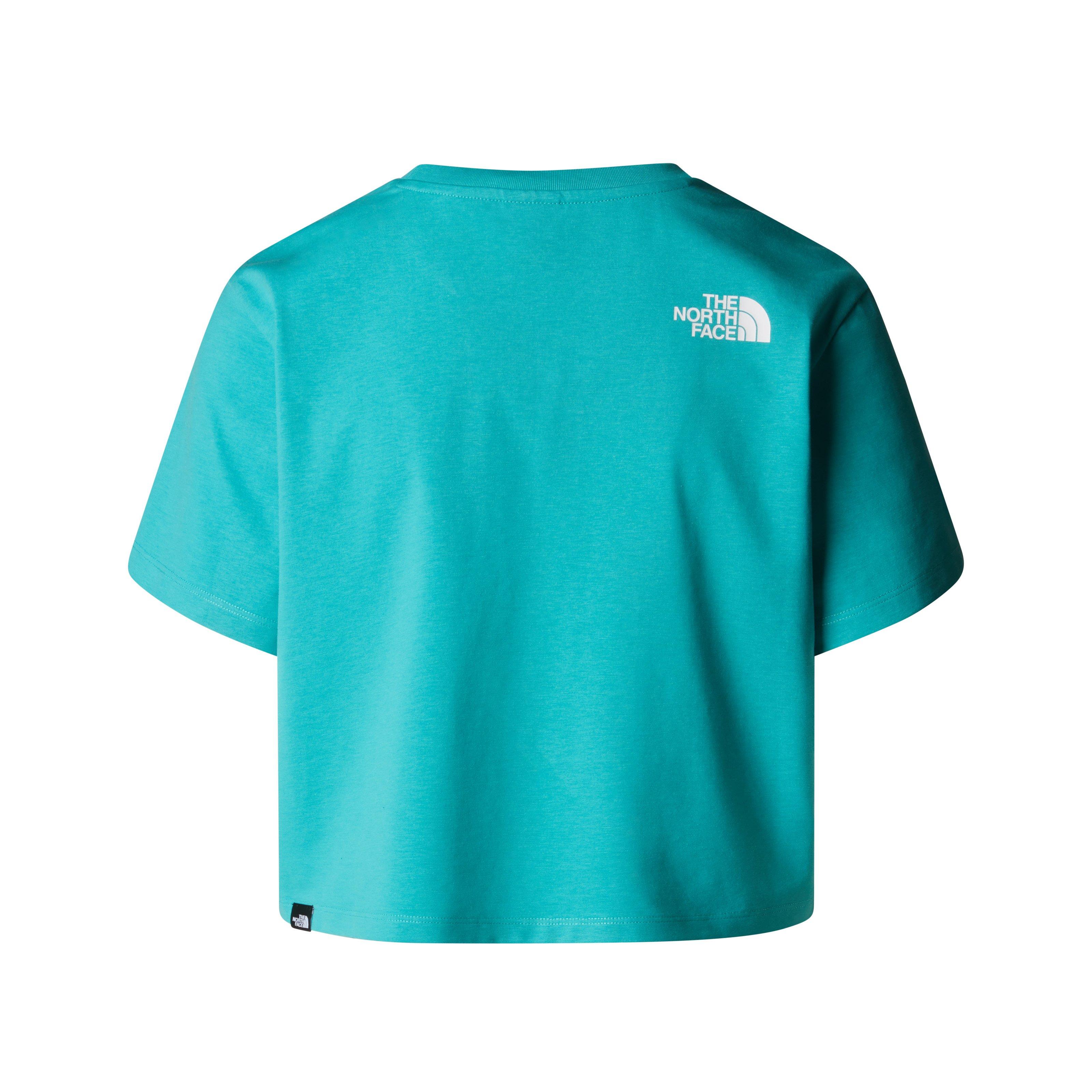 Vistula Blue - The North Face - Women's Simple Dome Crop T-Shirt - 2