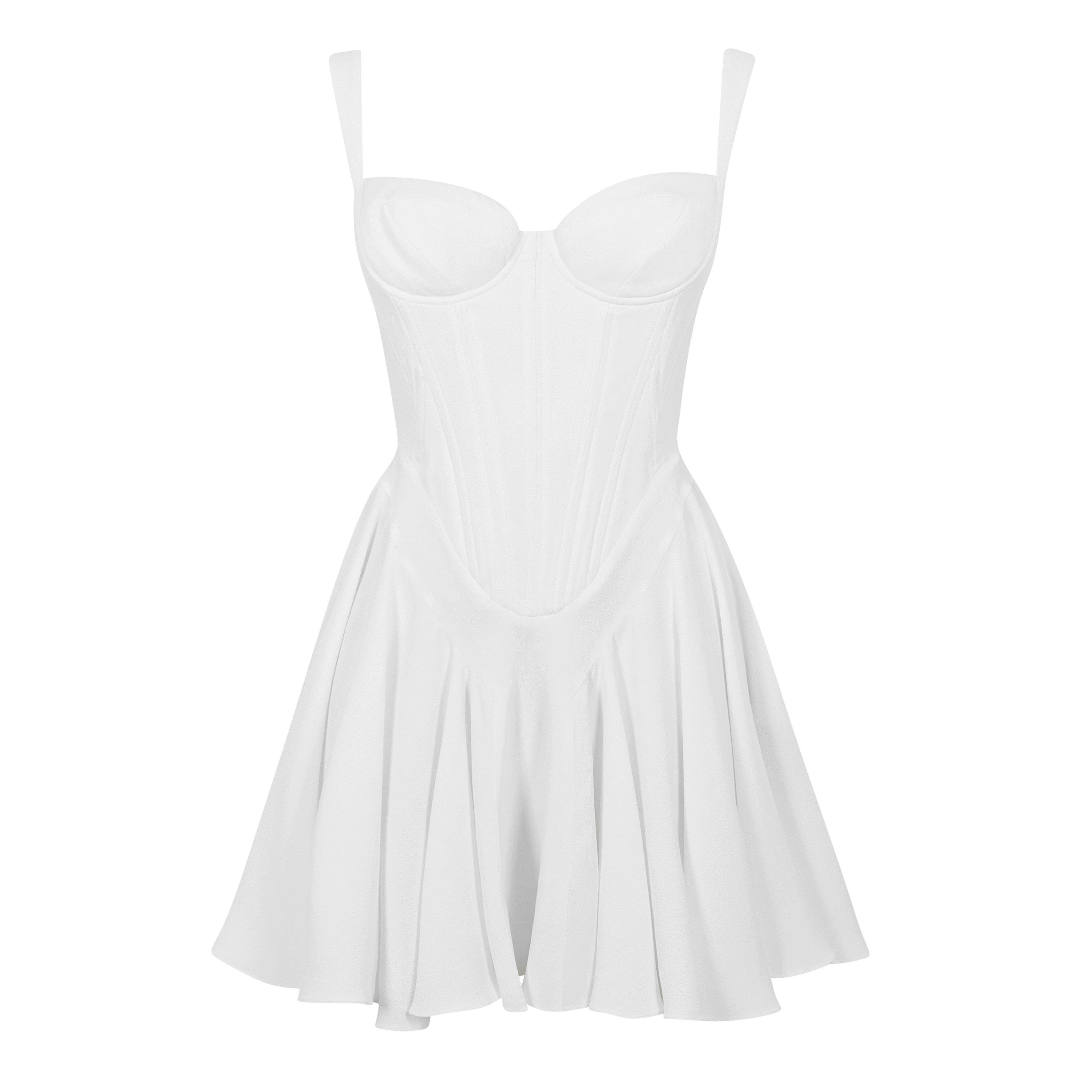 White - DSquared2 - Deema Mini Dress - 5